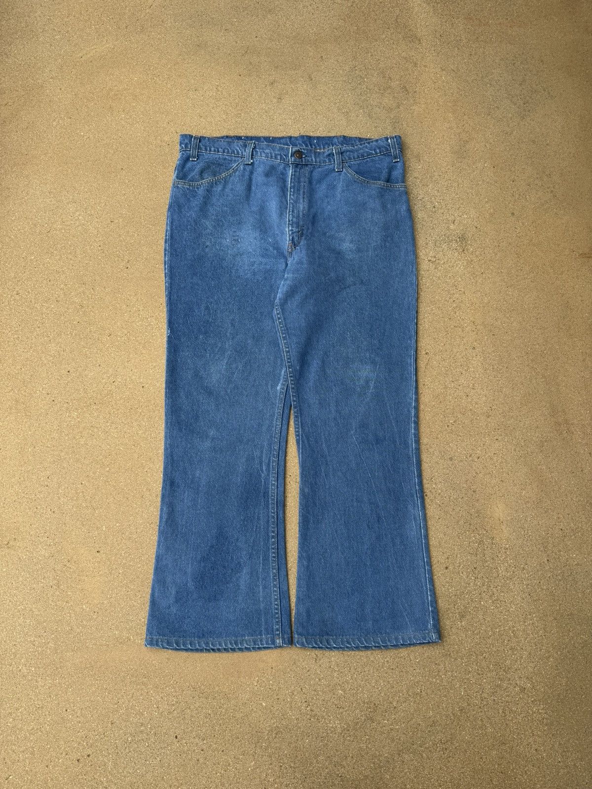 Levi's × Vintage Vtg 80’s Levi’s 646 Orange Tab Bellbottom Flare Jeans 38x29 Size US 38 / EU 54 - 1 Thumbnail