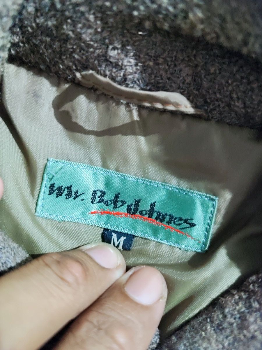 Japanese Brand Mr. Bob Johnes Beige Panelled Fleece Bomber Jacket Size US M / EU 48-50 / 2 - 6 Thumbnail