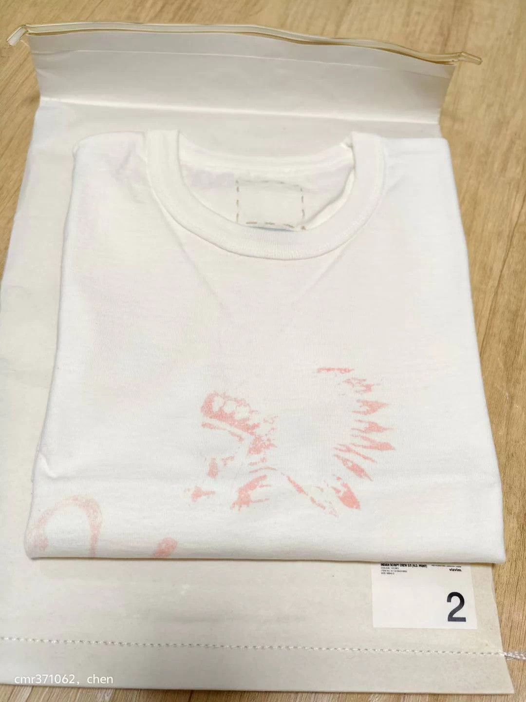 Visvim visvim 16ss chief print crewneck s/s tee ivory 2 slim size down Size US M / EU 48-50 / 2 - 5 Thumbnail