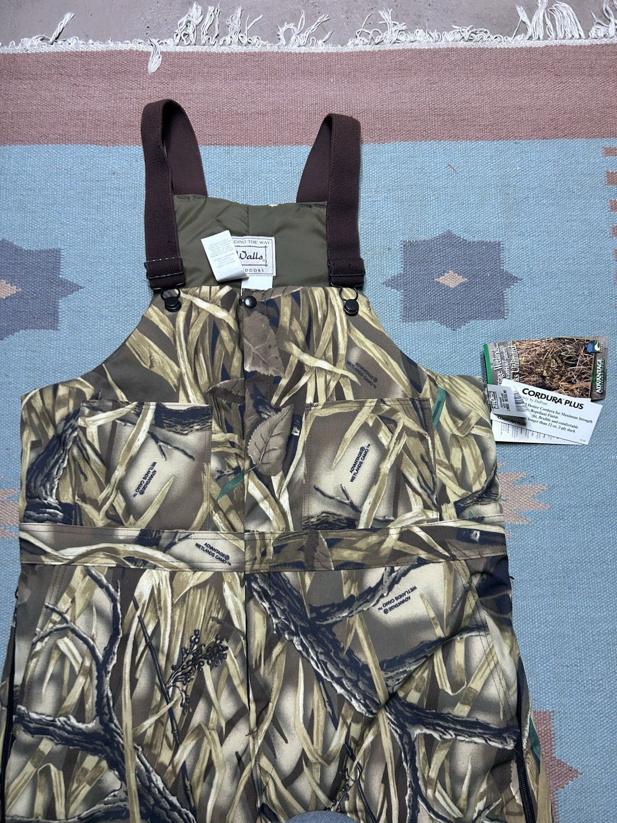 Vintage Vtg Walls insulated bib overalls wetlands camo hunting large Size US 44 / EU 60 - 4 Thumbnail