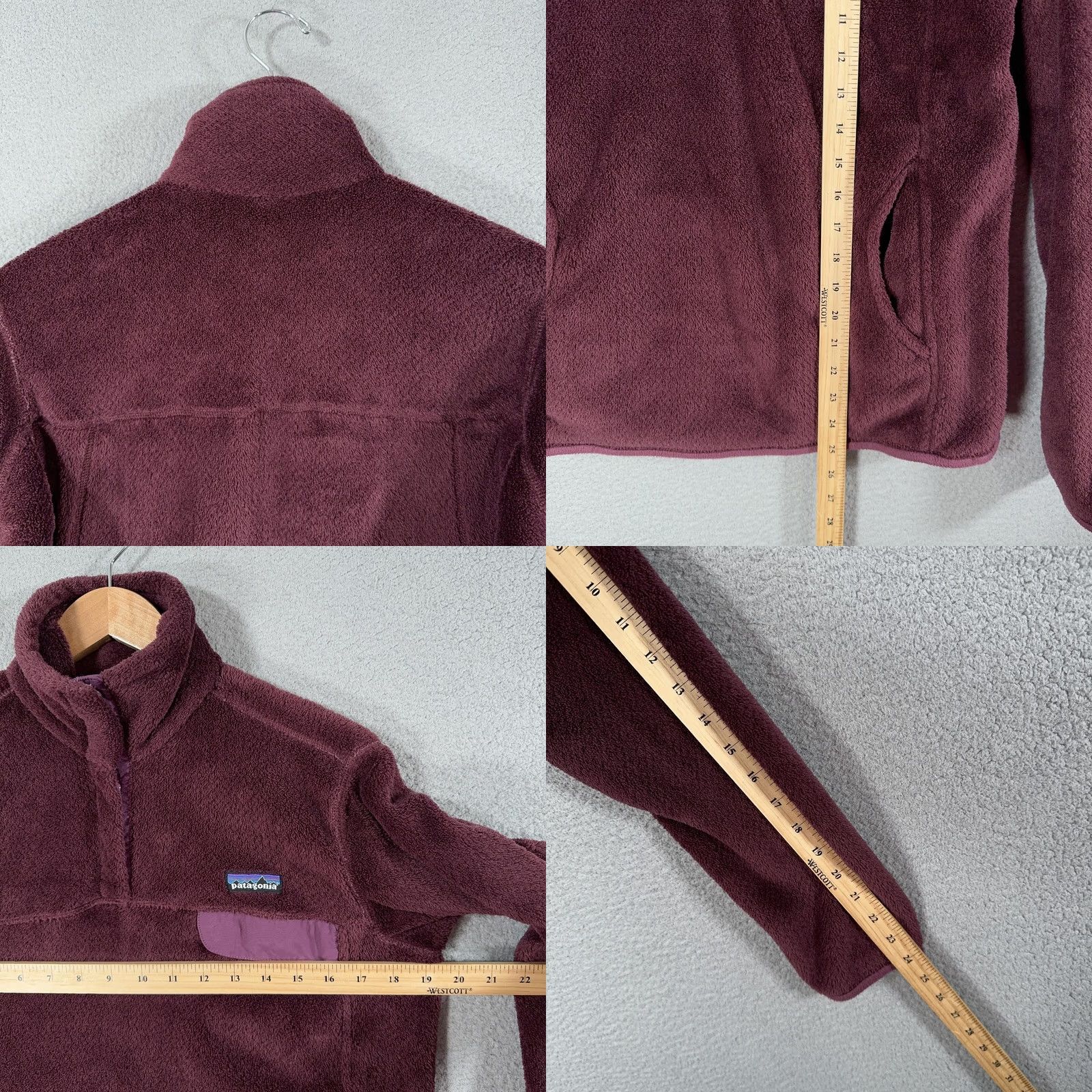 Patagonia Patagonia Jacket Womens M Purple Re-tool Snap T Fleece Pullover Polartec Thermal Pro Short Sleeve Long Sleeve Outdoor Pocketed Autumn Winter Size M / US 6-8 / IT 42-44 - 8 Thumbnail