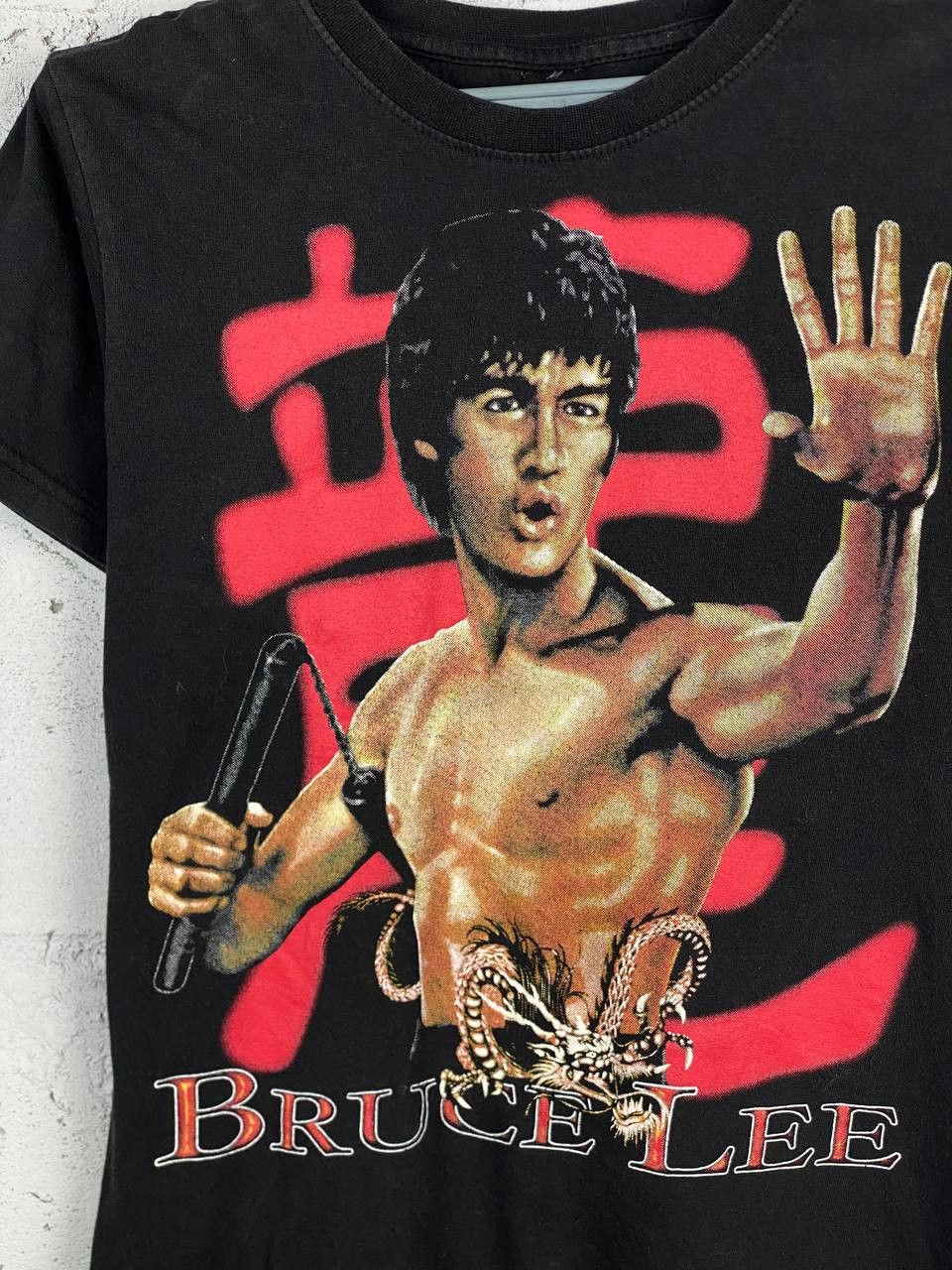 Japanese Brand Vintage 90s Bruce Lee Dragon Shaolin Rare T Shirt Size US M / EU 48-50 / 2 - 3 Thumbnail