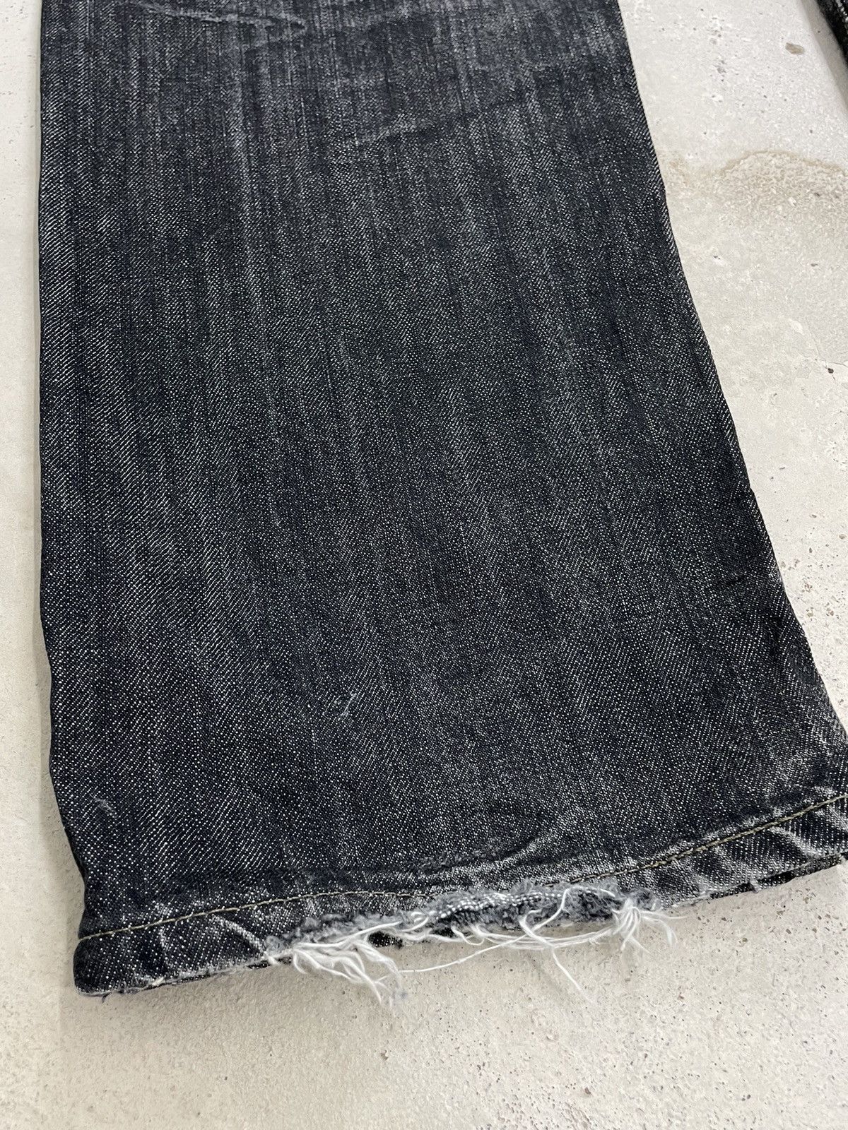 Edwin × Japanese Brand Edwin 403 International Basic Black Washed Distressed Denim Size US 32 / EU 48 - 13 Thumbnail