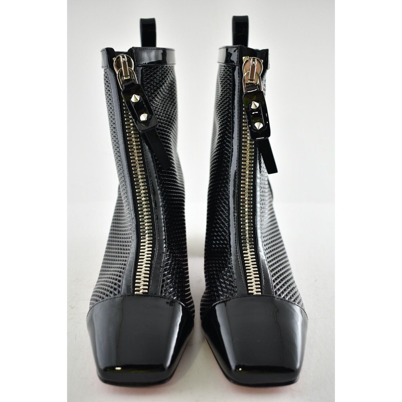 Christian Louboutin Christian Louboutin Kimi 55 Black Patent Leather Block Heel Size US 7.5 / IT 37.5 - 5 Thumbnail