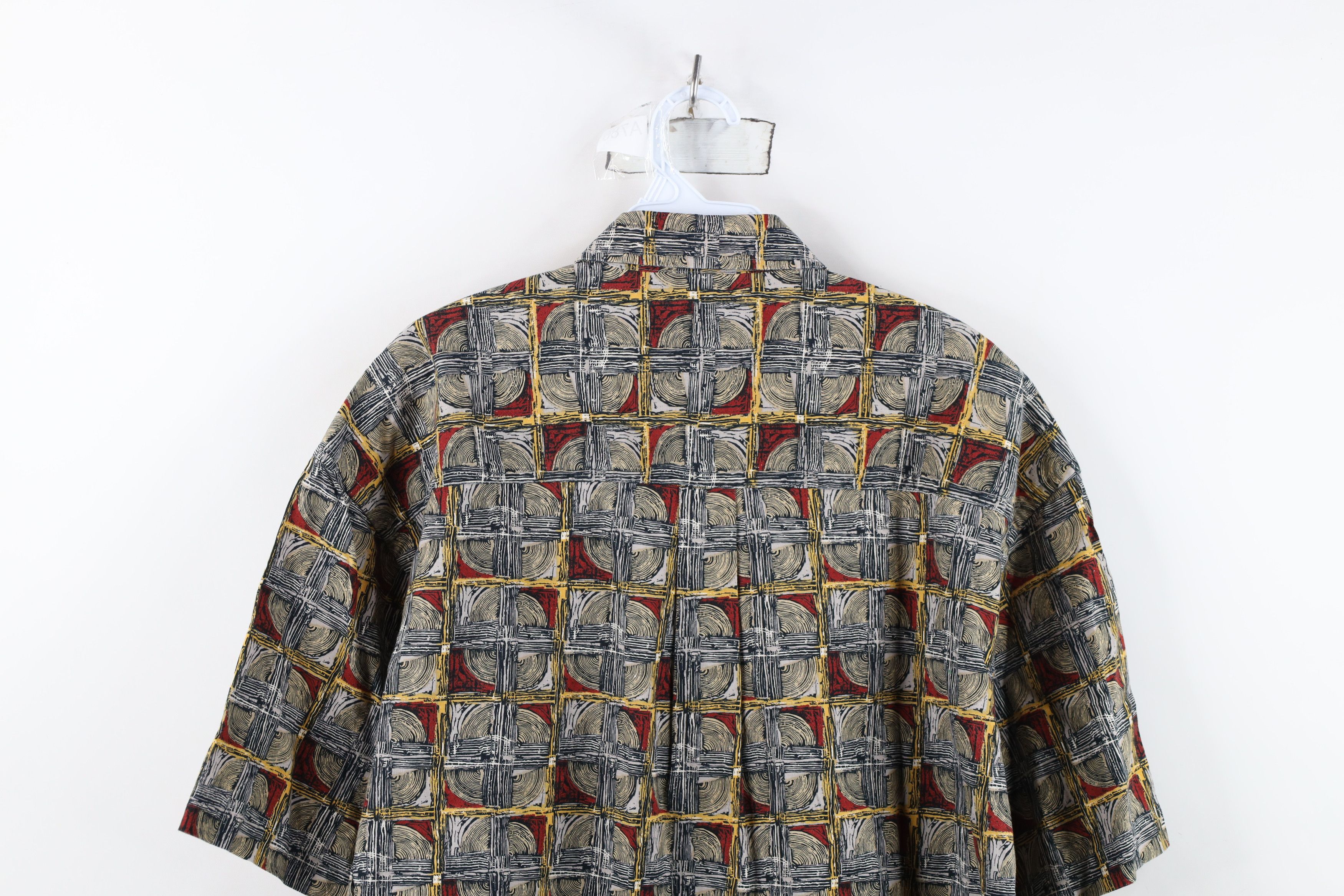 Vintage Vintage 90s Streetwear Short Sleeve Button Down Shirt Size US L / EU 52-54 / 3 - 8 Thumbnail