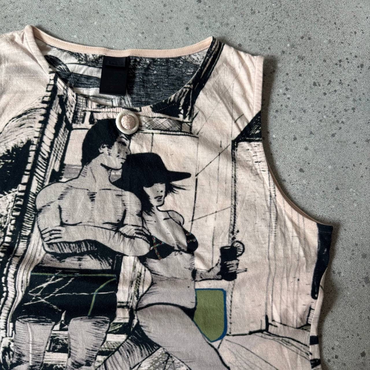 Custo Barcelona Custo Barcelona Vintage 2000’s Tank Top Size M / US 6-8 / IT 42-44 - 5 Thumbnail