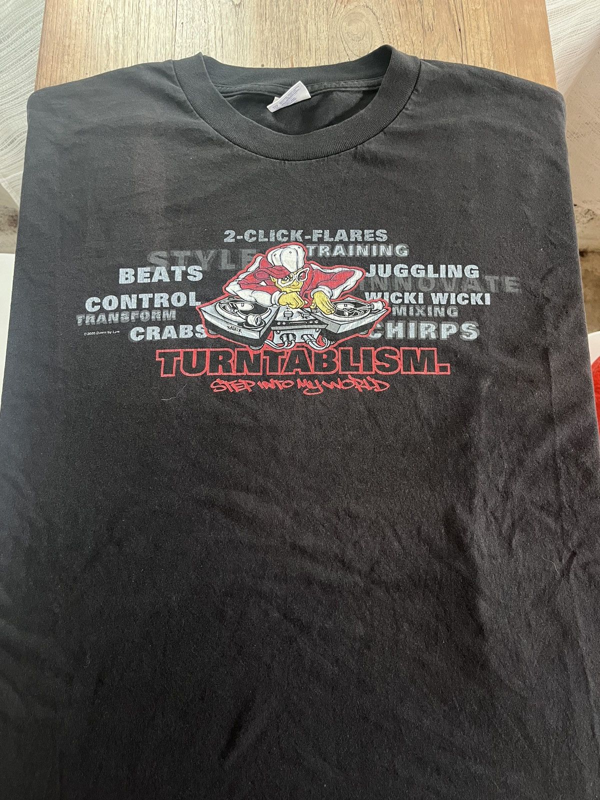 Vintage Vintage DJ TURNTABLISM 2000’s Down by Law T-shirt Size US XXL / EU 58 / 5 - 4 Thumbnail