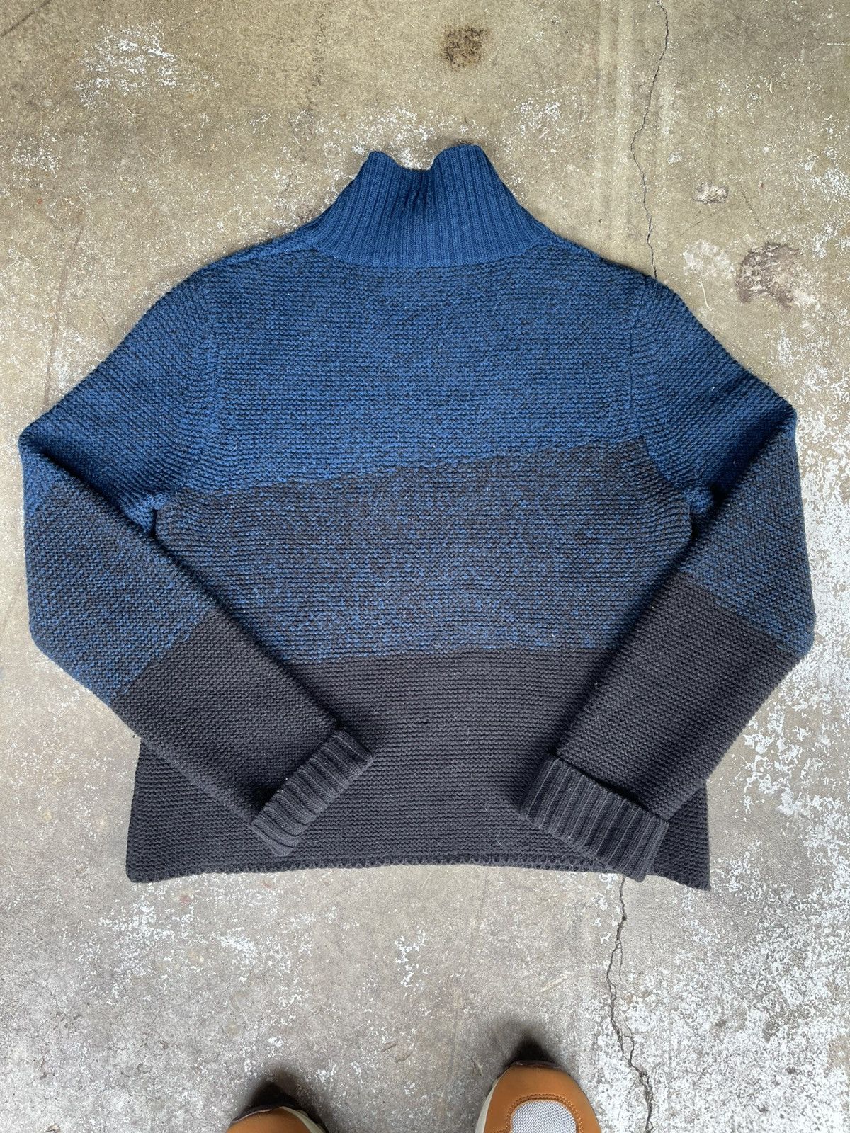 Elie Tahari Elie Tahari Mock Neck Warner Wool Cashmere Sweater Size S / US 4 / IT 40 - 4 Thumbnail
