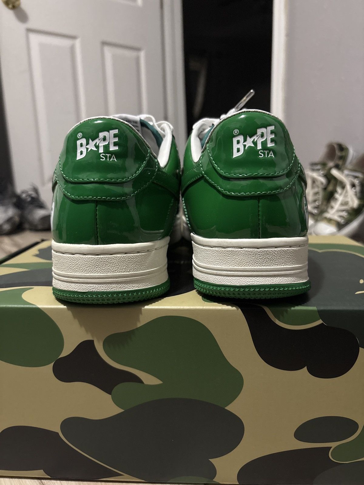 Bape GREEN BAPESTAS 2021 Size US 9 / EU 42 - 5 Thumbnail