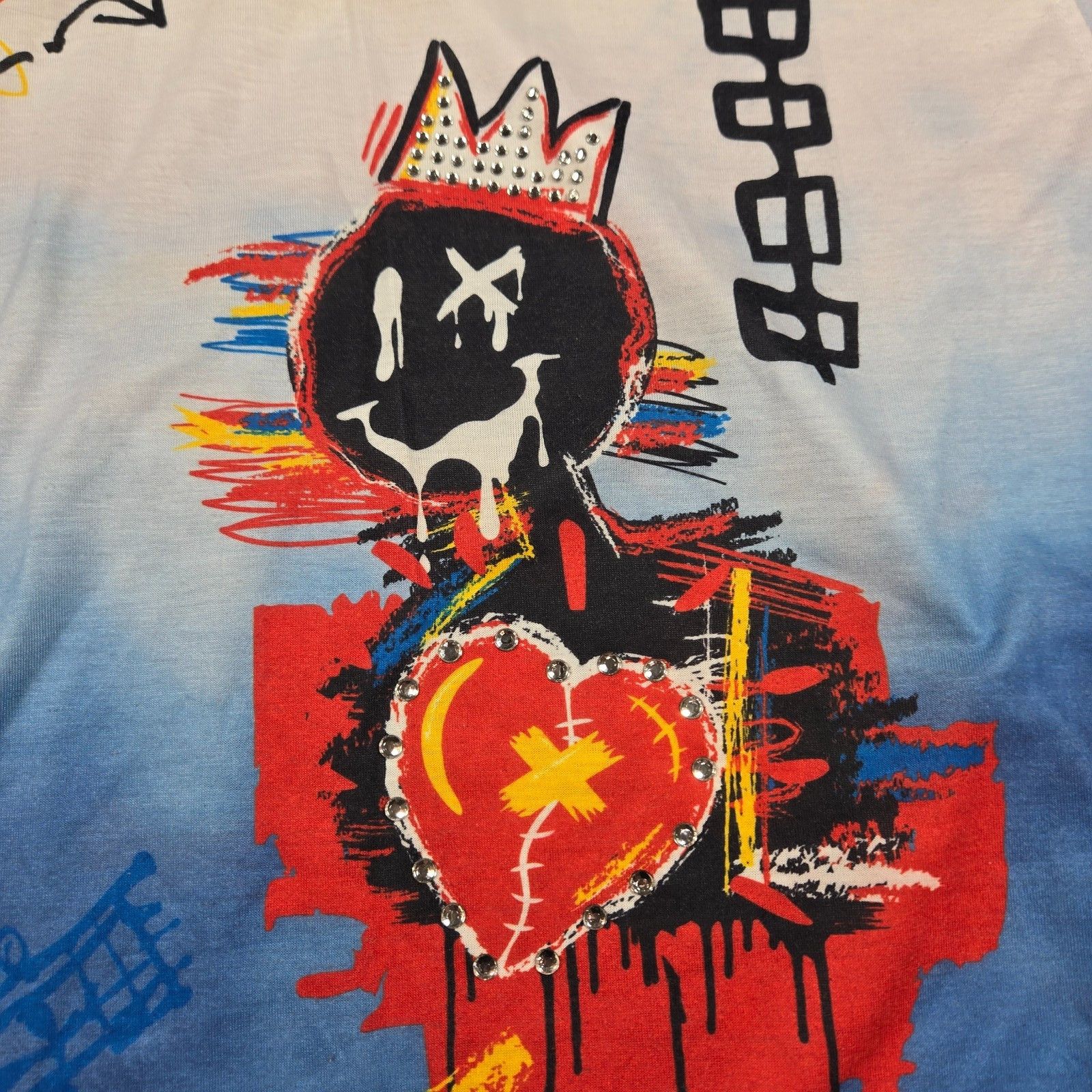 Other One Color Nation Graffiti Shirt 2XL AOP Y2K Streetwear Size US XXL / EU 58 / 5 - 2 Thumbnail