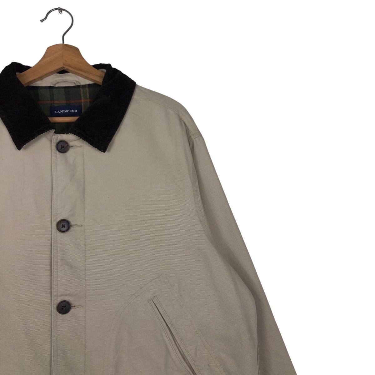 Japanese Brand Vintage Detroit Chore Jacket Lands’End Blanket LiningTartan Size US L / EU 52-54 / 3 - 6 Thumbnail