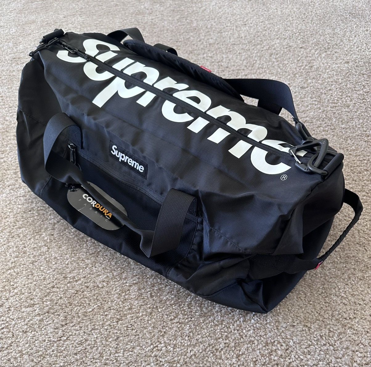 Supreme Supreme Large Duffle Bag (SS18) Black | Grailed