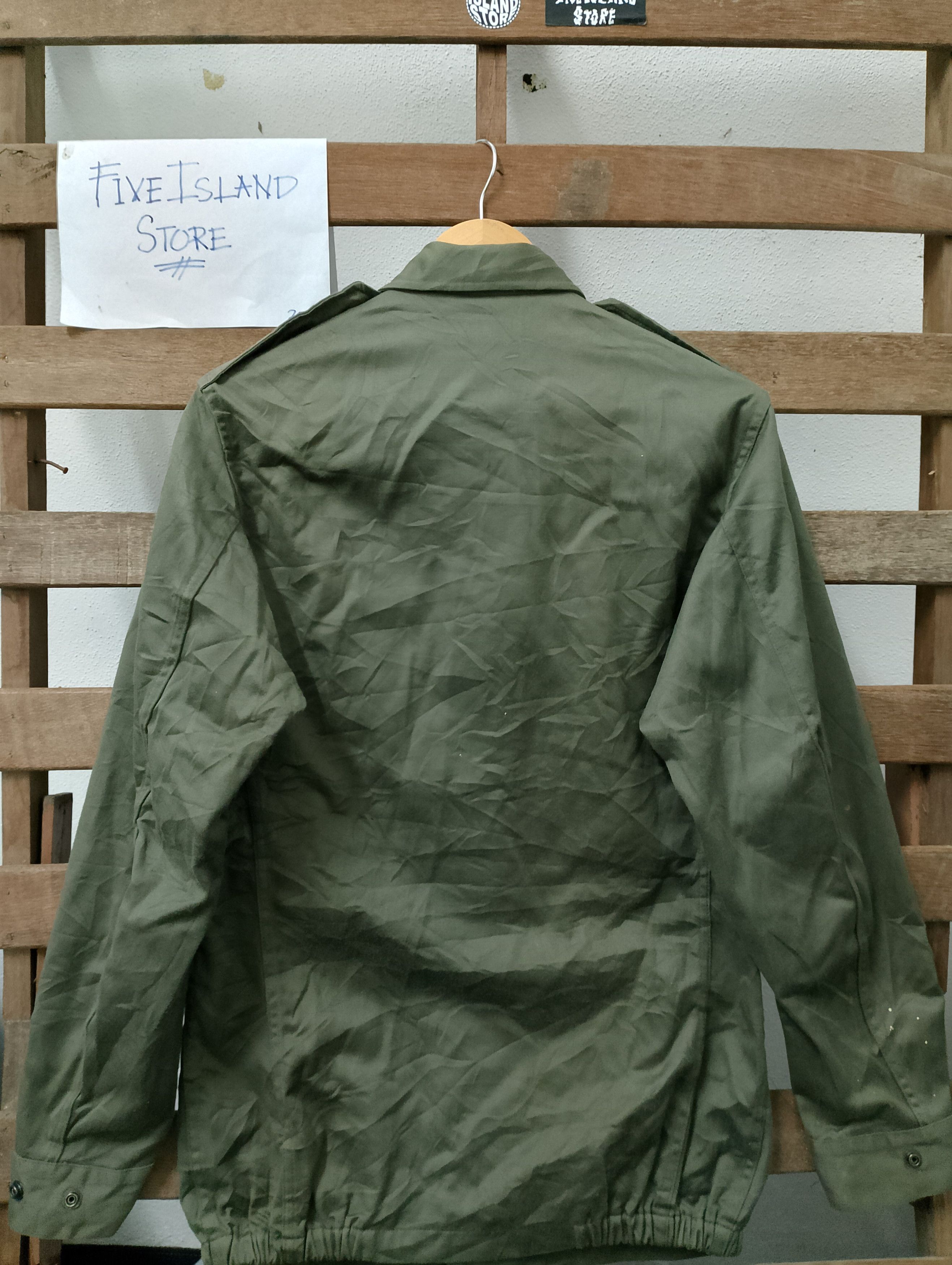 Vintage Vintage French Military Field Jacket 1989 Olive Green Size US M / EU 48-50 / 2 - 5 Thumbnail