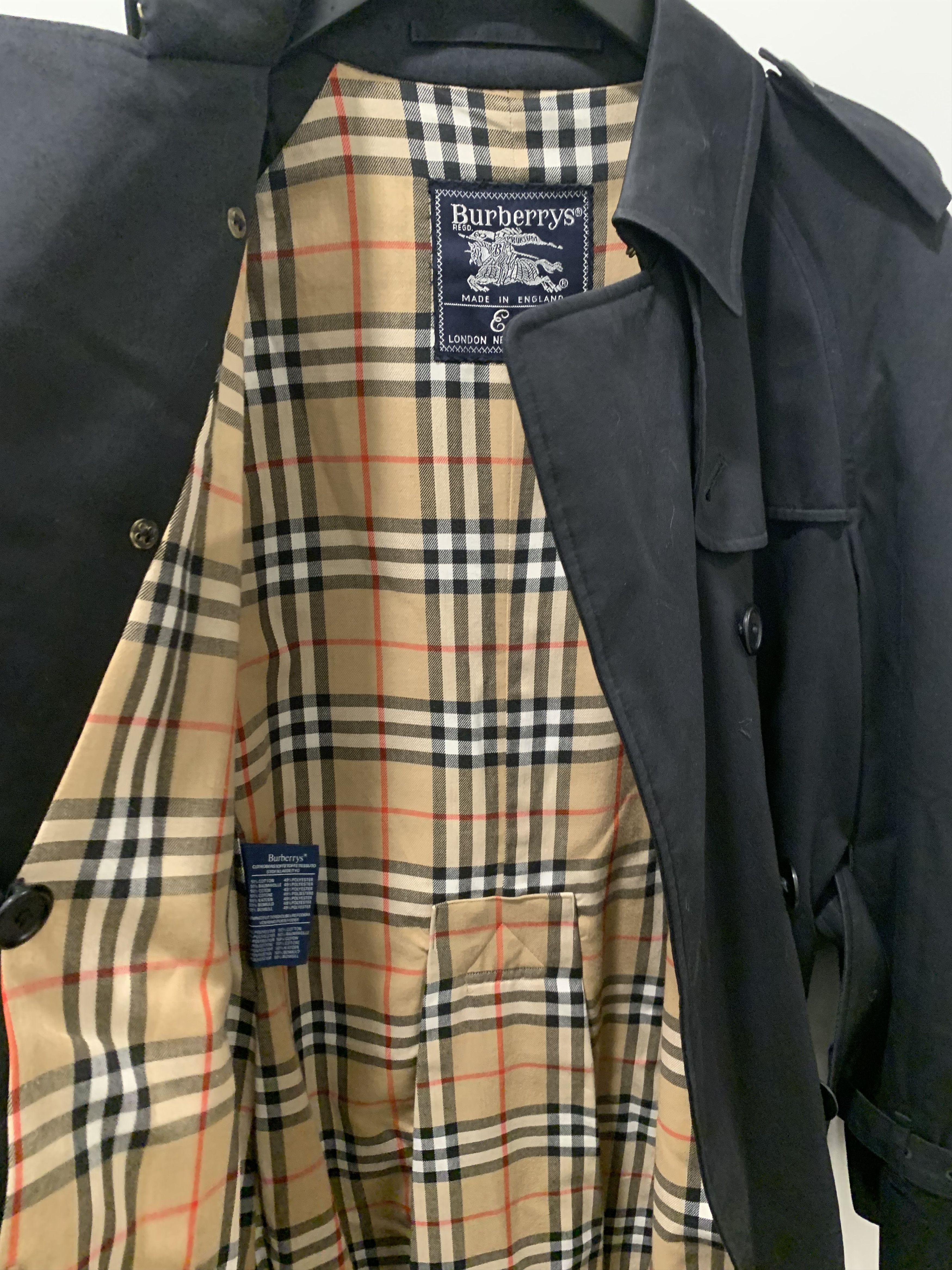 Burberry burburry trench jacket rare vintage Size US M / EU 48-50 / 2 - 6 Thumbnail