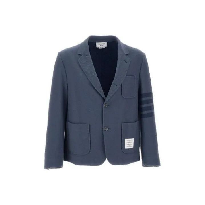 Thom Browne Thom Browne Long Sleeve V-Neck Jacket -2507 Size US S / EU 44-46 / 1 - 5 Thumbnail