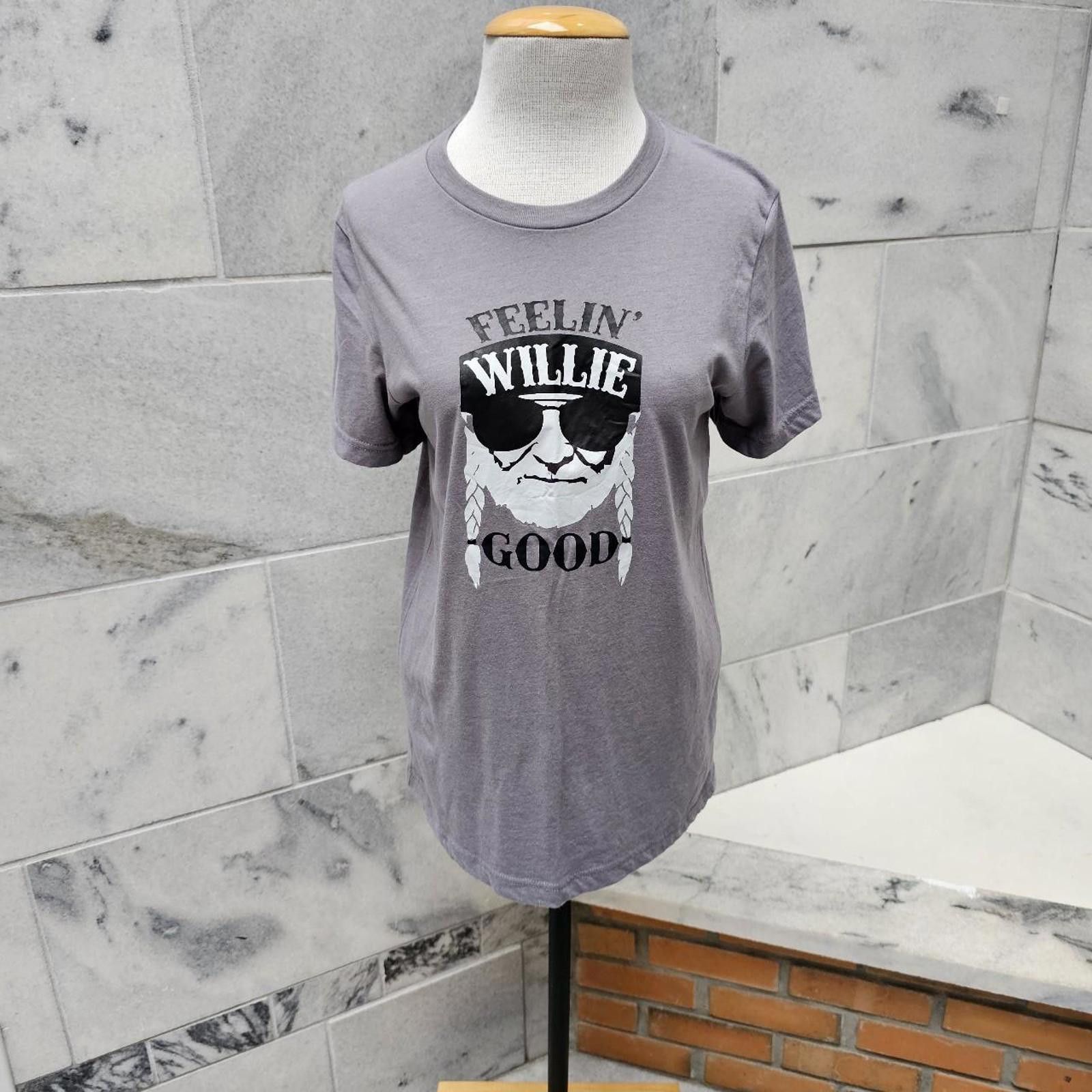 Other Willy Nelson Woman's fitted T-shirt Size M / US 6-8 / IT 42-44 - 1 Thumbnail