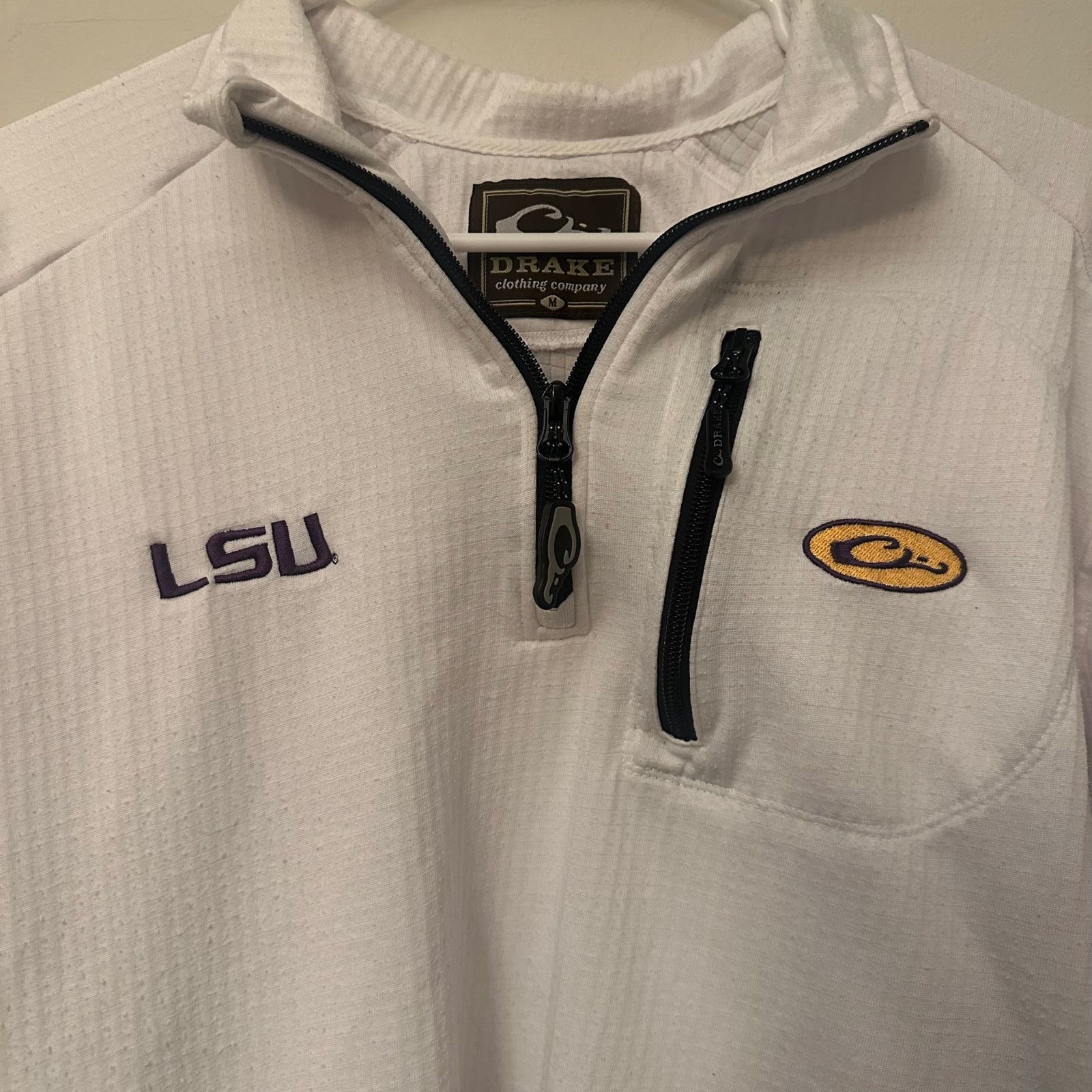 Drake Drake Breathelite 1/4 Zip LSU Emblem Louisiana Tigers Size US M / EU 48-50 / 2 - 2 Thumbnail