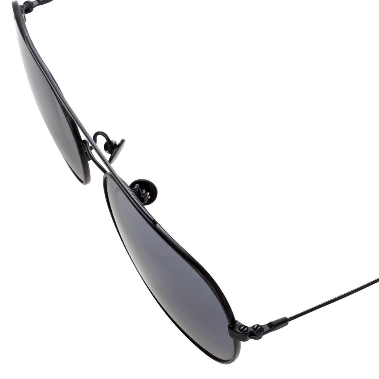 Ann Demeulemeester Ann Demeulemeester Sunglasses Matte Black and Silver Size ONE SIZE - 7 Thumbnail