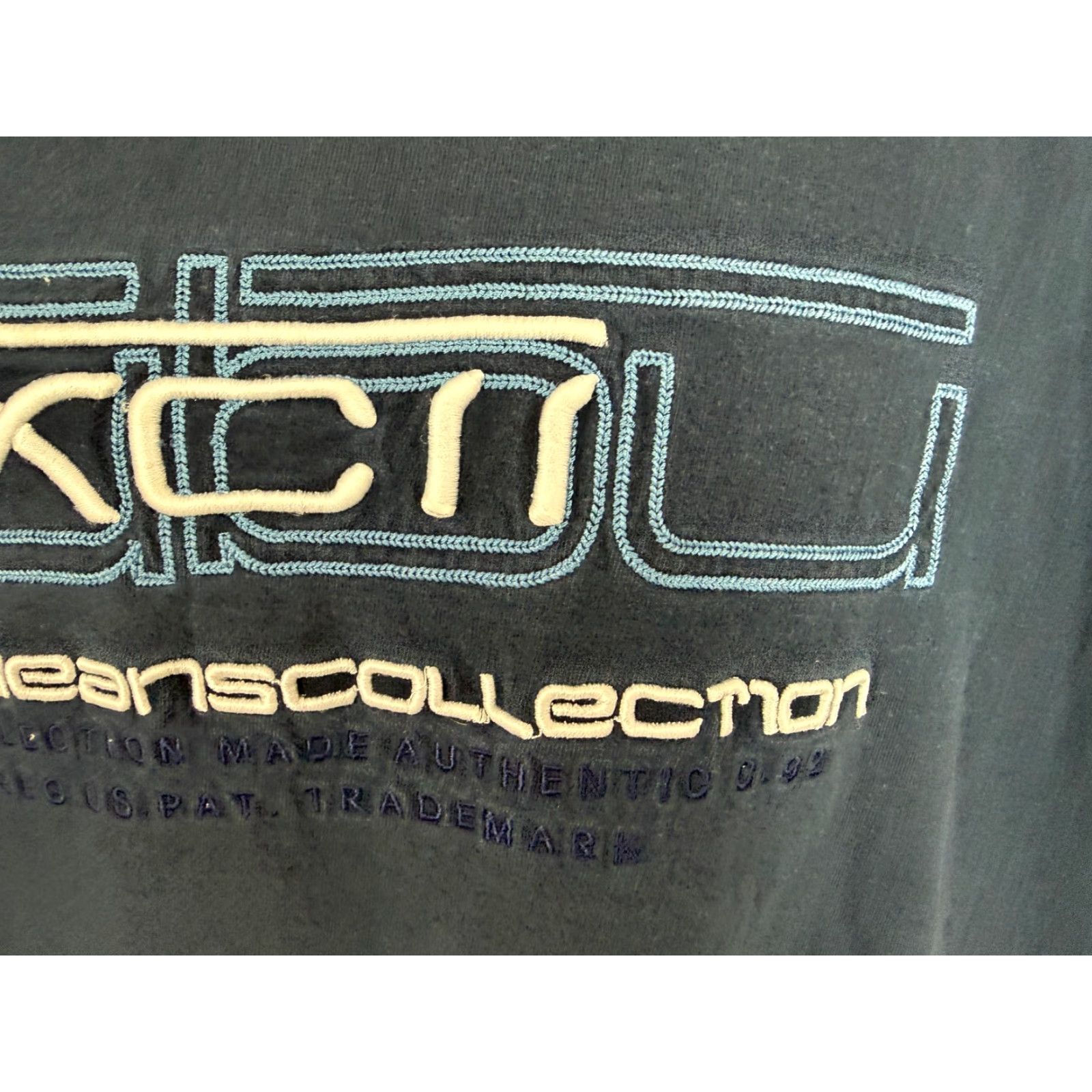 Fubu FUBU Shirt Men 3XL Vintage Navy Embroidered Long Sleeve Cotton Y2K 90s Hip Hop XL? Size US XXL / EU 58 / 5 - 6 Thumbnail