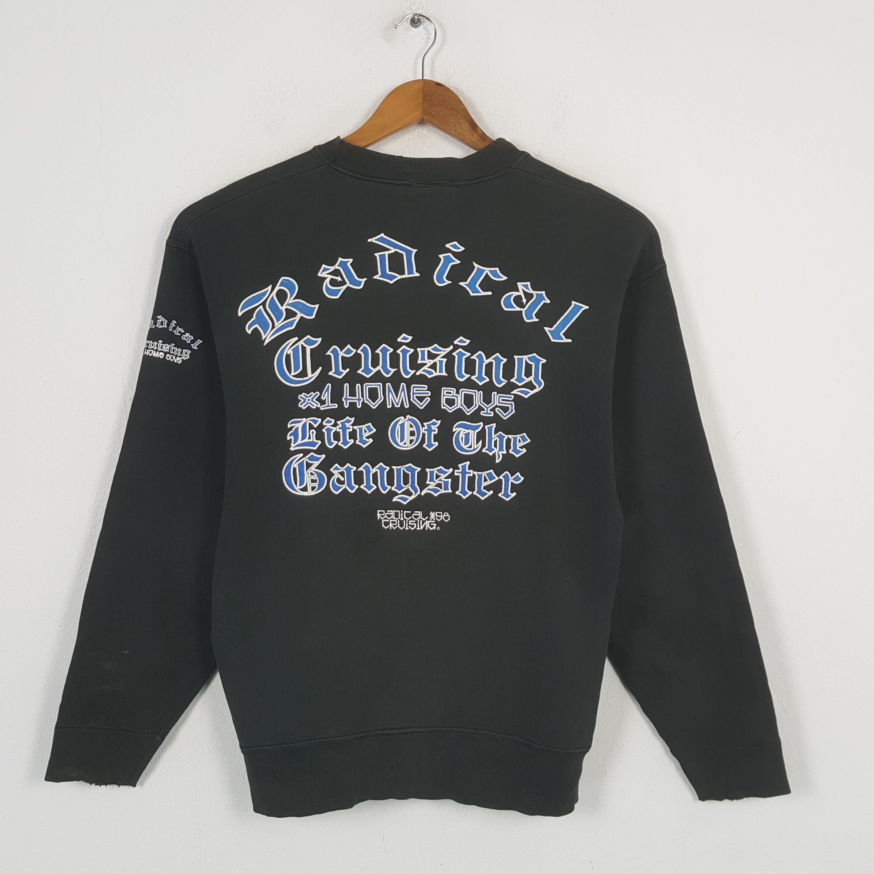 Vintage Vintage RADICAL CRUISING Streetwear Style Sweatshirt C289N15 Size US M / EU 48-50 / 2 - 1 Thumbnail