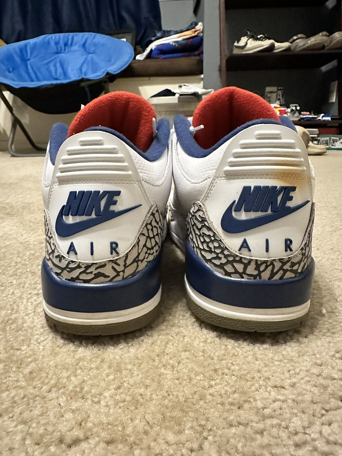 Jordan Brand × Nike Air Jordan 3 Retro OG ‘True Blue’ 2016 Size US 9 / EU 42 - 4 Thumbnail