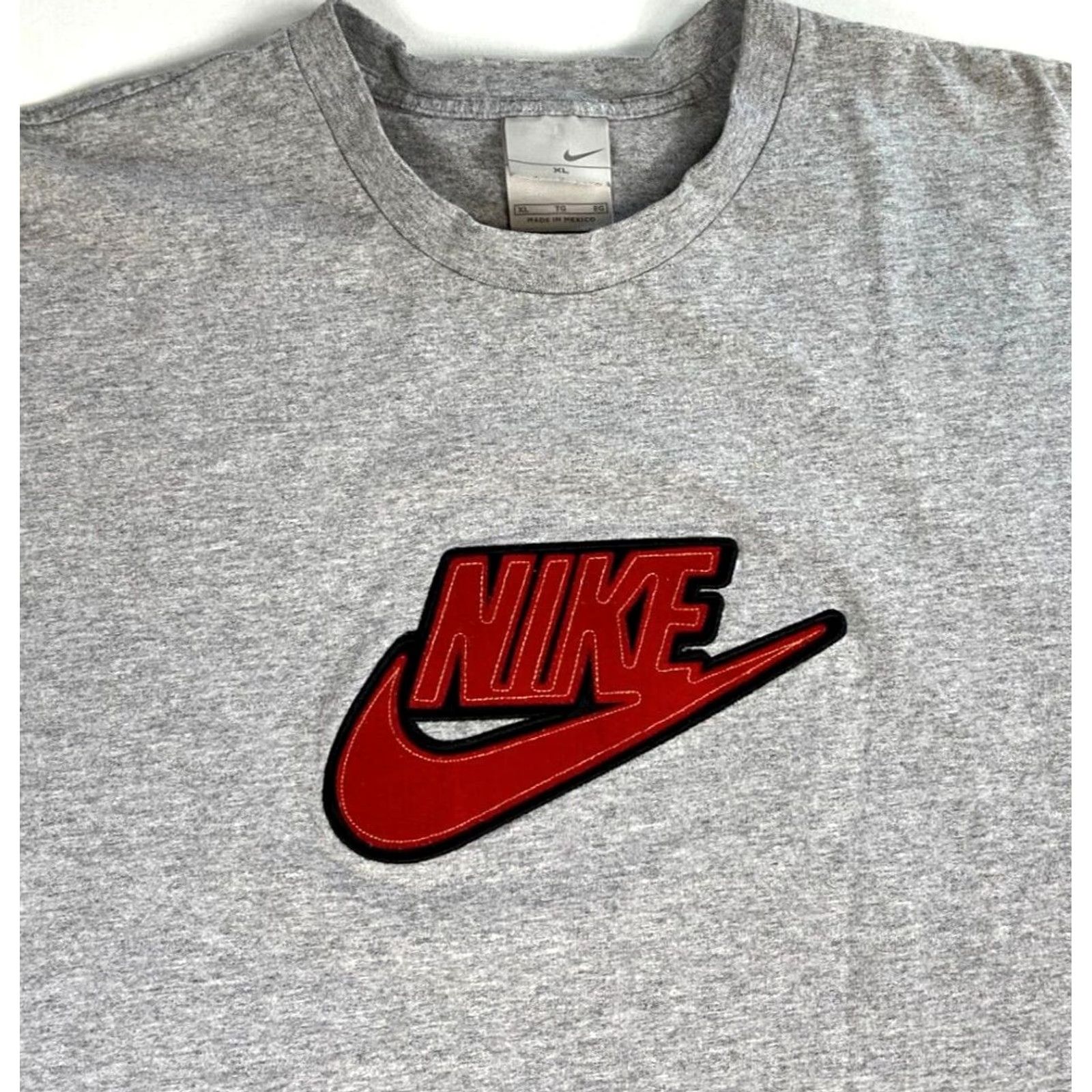 Nike Nike Men's Vintage Long Sleeve T-Shirt Center Swoosh XL Gray Size US XL / EU 56 / 4 - 3 Thumbnail