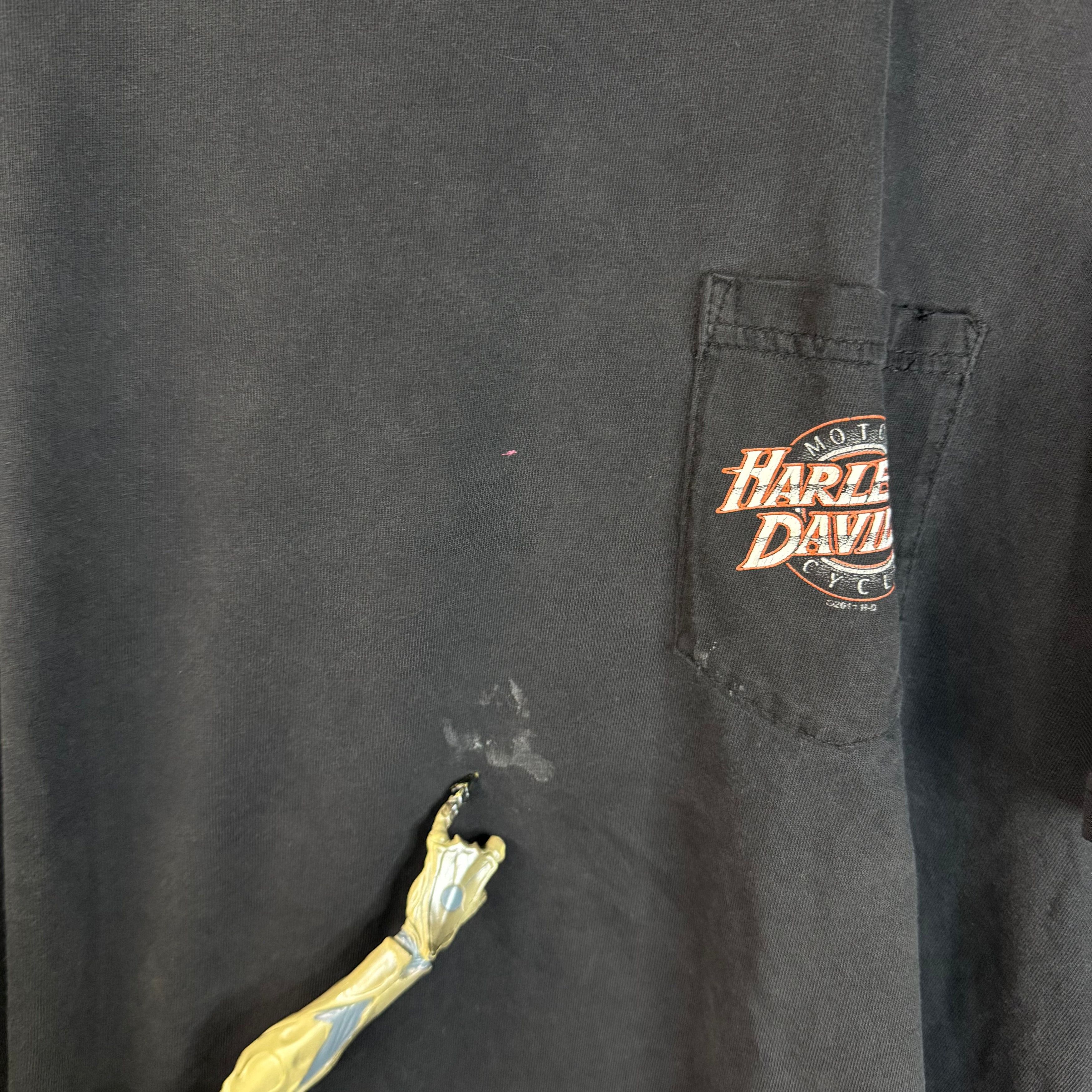 Harley Davidson Harley-Davidson New Orleans Voodoo Pocket Tee Size 2XL Size US XXL / EU 58 / 5 - 5 Thumbnail
