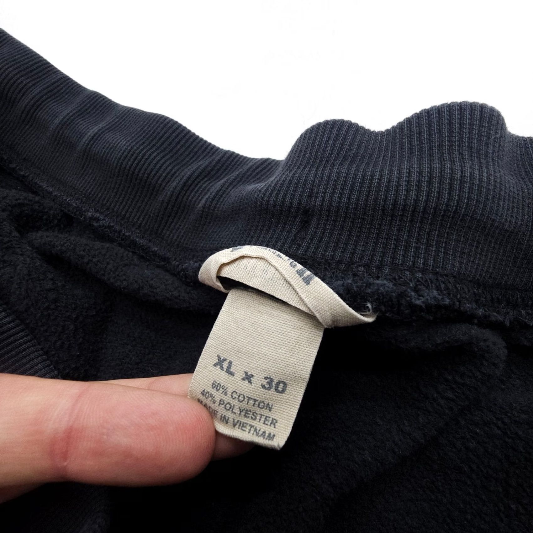 Vintage Duluth Trading Sweatpants Fleece Spellout Logo Black Mens XL Lounge Gym Size US 36 / EU 52 - 7 Thumbnail