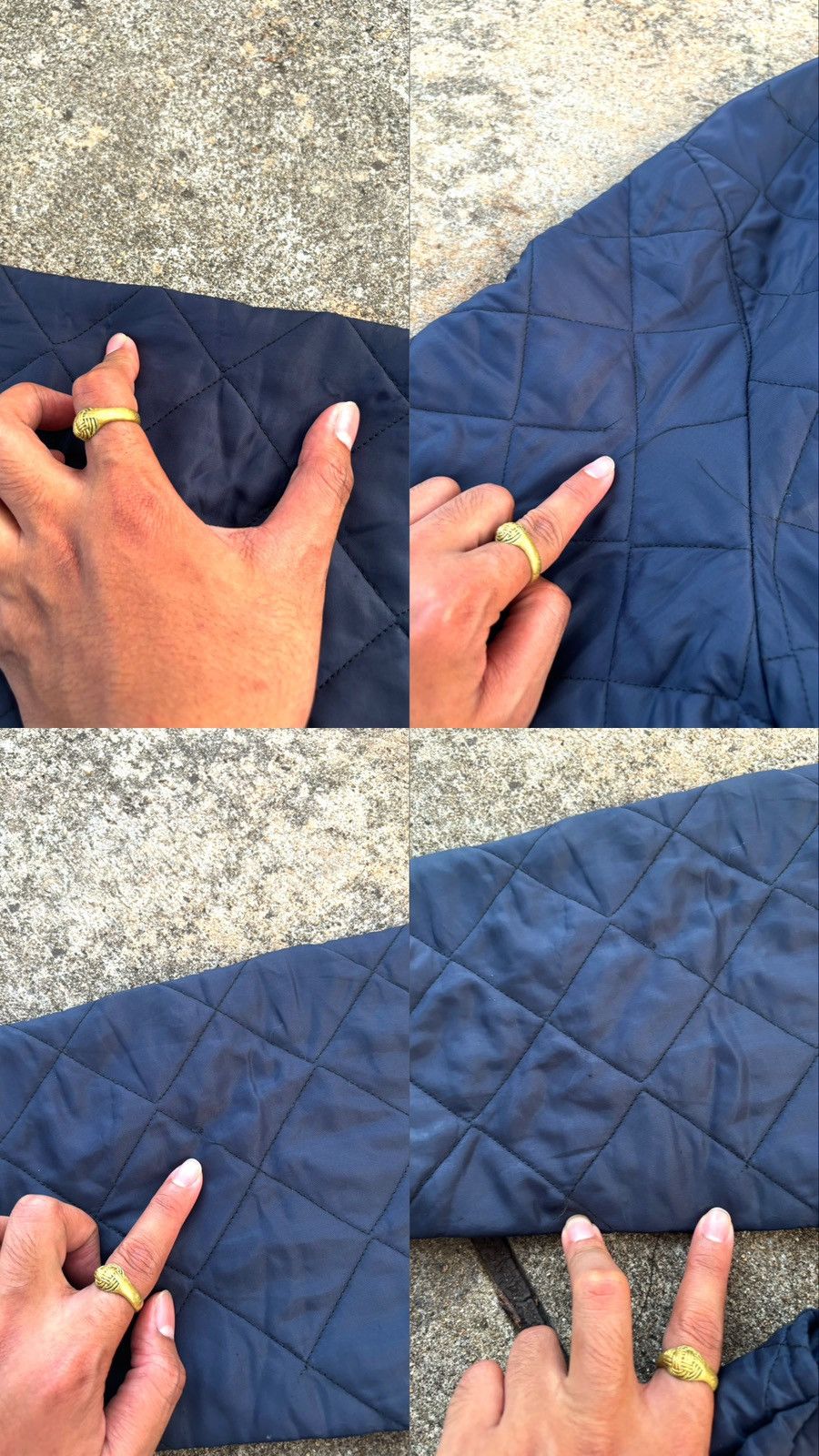 Barbour × Vintage Vintage Barbour Liddesdale Quilted Jacket XL Navy Size US XL / EU 56 / 4 - 19 Thumbnail