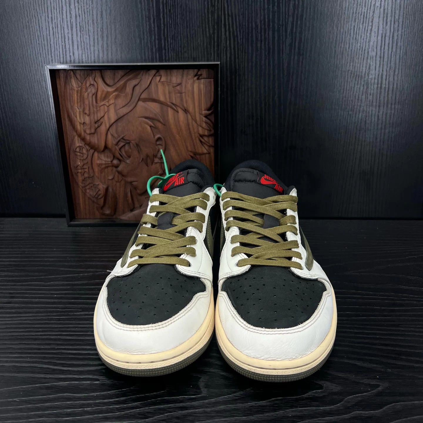 Nike Air Jordan 1 Low TS Olive Barbed Wire 5.0 45 Box NM Size US 12 / EU 45 - 4 Thumbnail