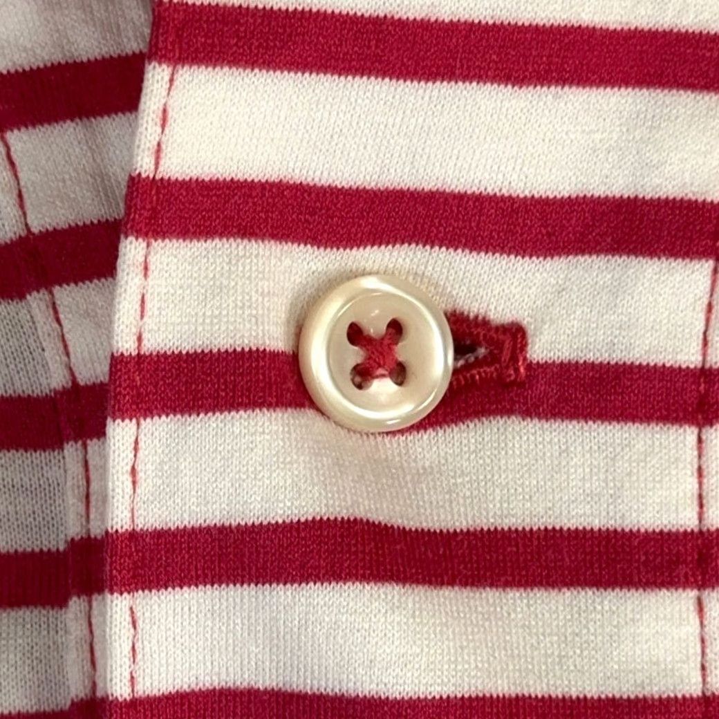 Polo Ralph Lauren VINTAGE Polo Ralph Lauren Shirt Adult MEDIUM Pink White Stripe Pony 90s Size US M / EU 48-50 / 2 - 6 Thumbnail
