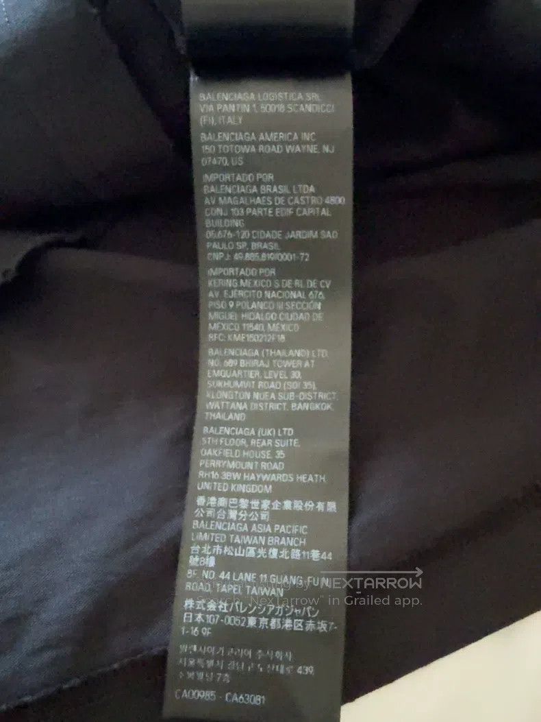 Balenciaga Balenciaga Letter printed T-shirt with round neck and shor Size US XS / EU 42 / 0 - 6 Thumbnail