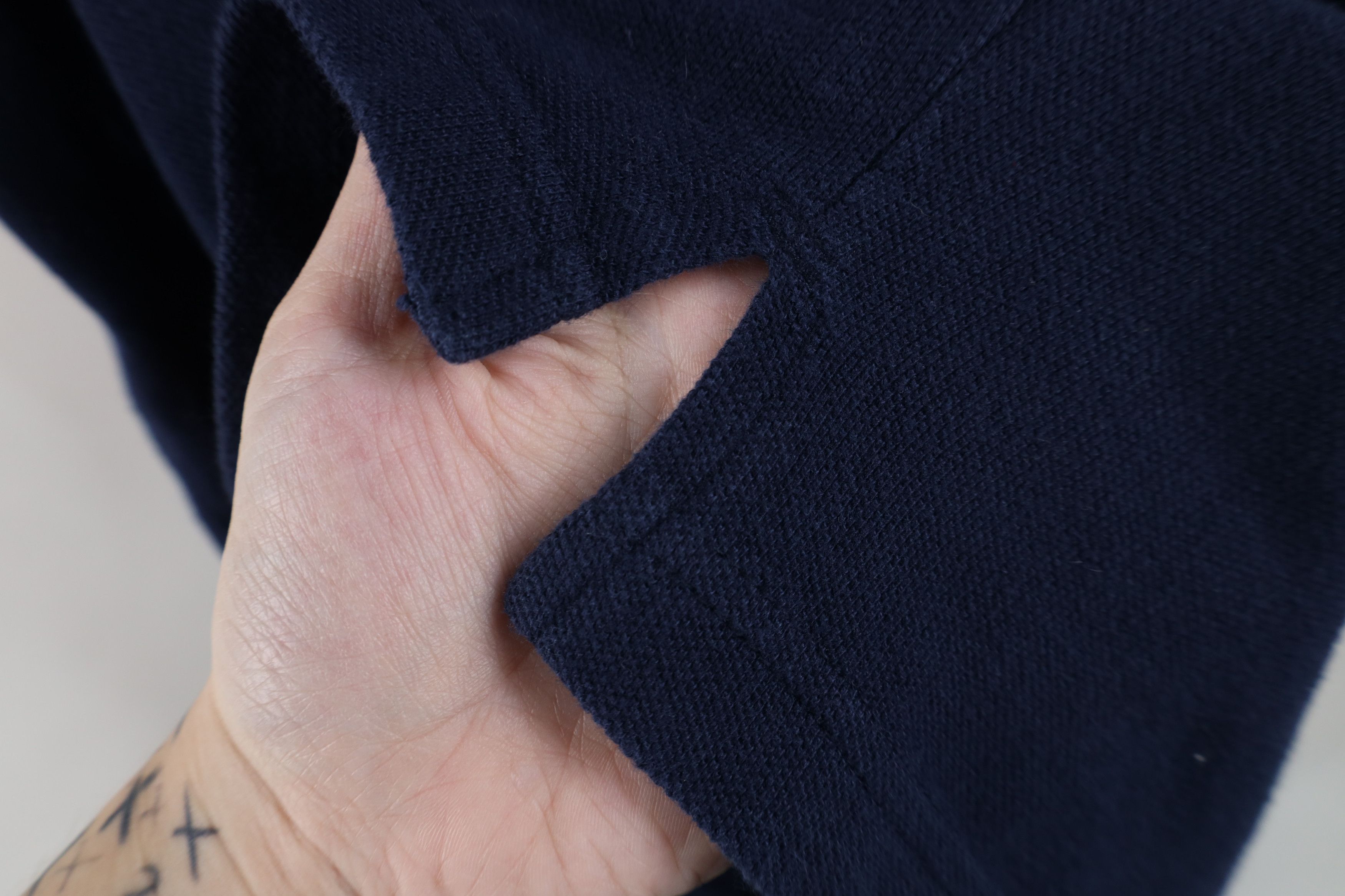 Aeropostale Vintage Y2K Aeropostale Knit Golf Polo Shirt Navy Blue Size US L / EU 52-54 / 3 - 8 Thumbnail