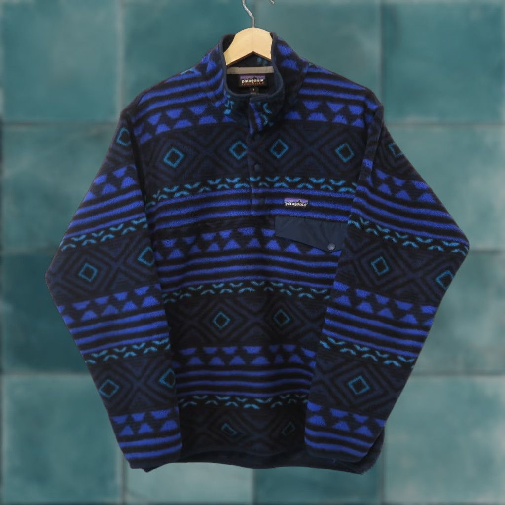 Patagonia × Streetwear × Vintage Patagonia 90s Zen Turtle Snap-T