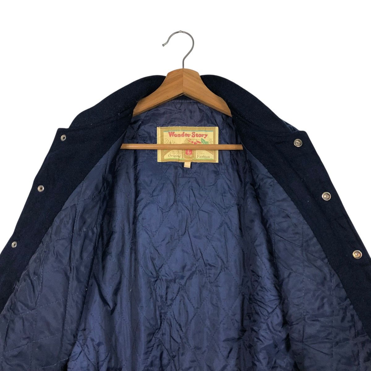 Vintage 🔥VINTAGE WOOL VARSITY JACKET WONDERSTORY ISSEY MIYAKE Size US M / EU 48-50 / 2 - 18 Thumbnail