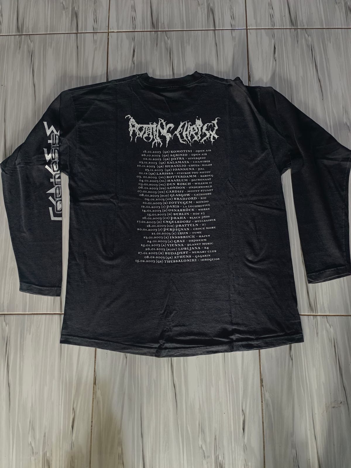 Band Tees Vintage Rotting Christ Genesis tour 2003 Size US XL / EU 56 / 4 - 2 Thumbnail