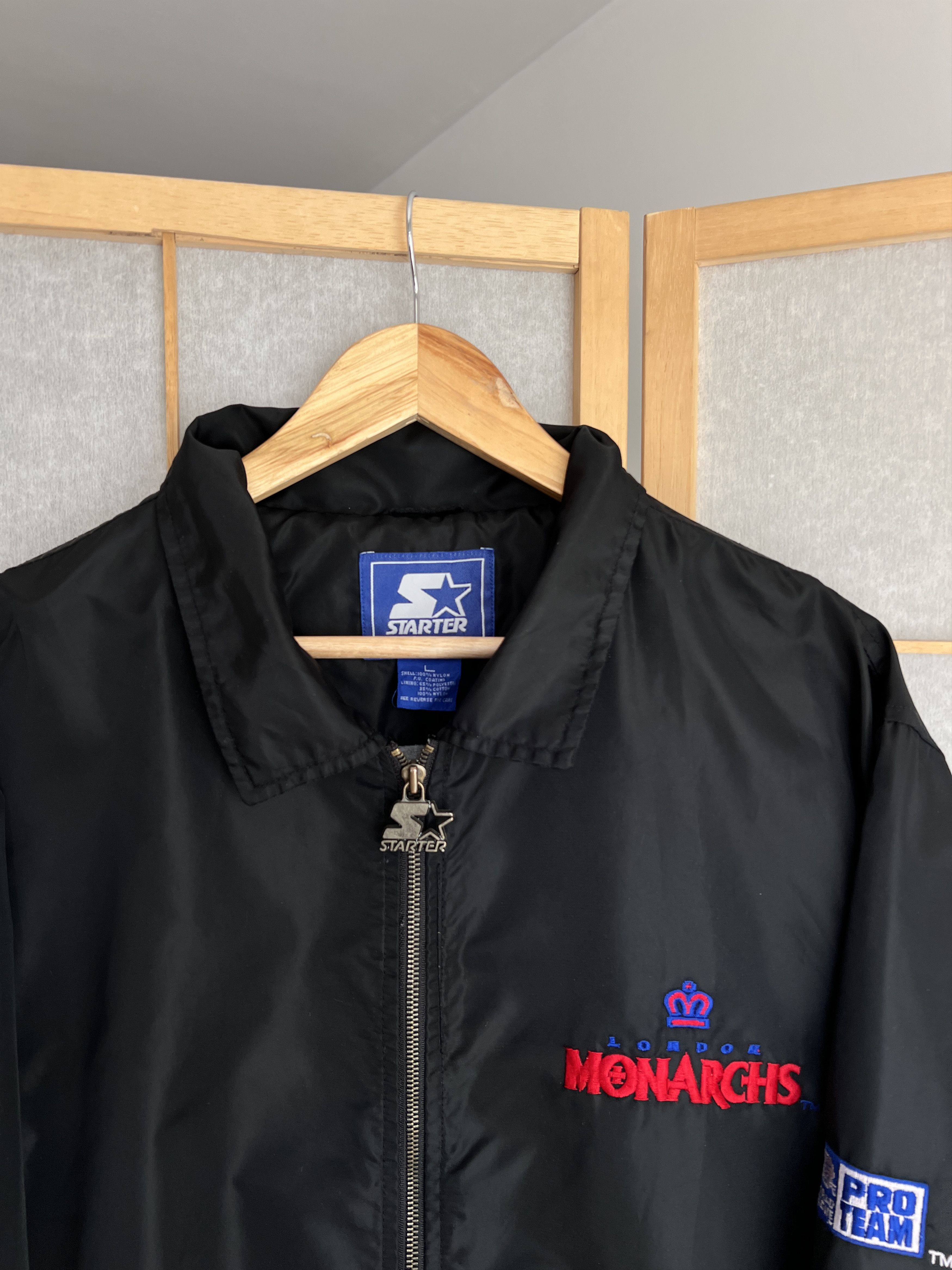 Starter Archive 1995 Starter Monarchs London vintage jacket NFL rare Size US L / EU 52-54 / 3 - 5 Thumbnail
