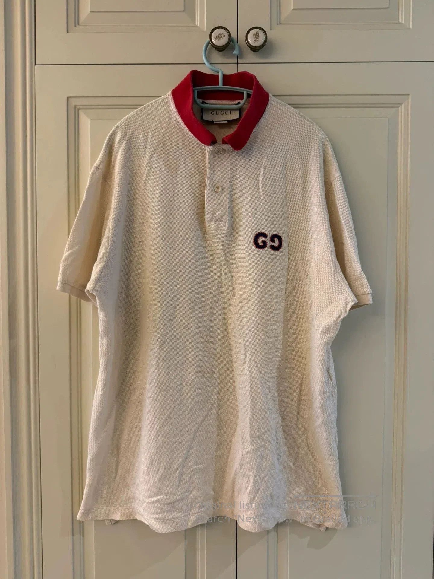Gucci gucci double g embroidered polo shirt medium. Size US M / EU 48-50 / 2 - 1 Thumbnail