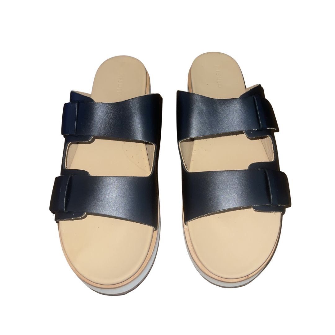Nisolo Ella Go To Platform Slide Leather Sandal NWB Casual Comfort Size US 9 / IT 39 - 2 Thumbnail