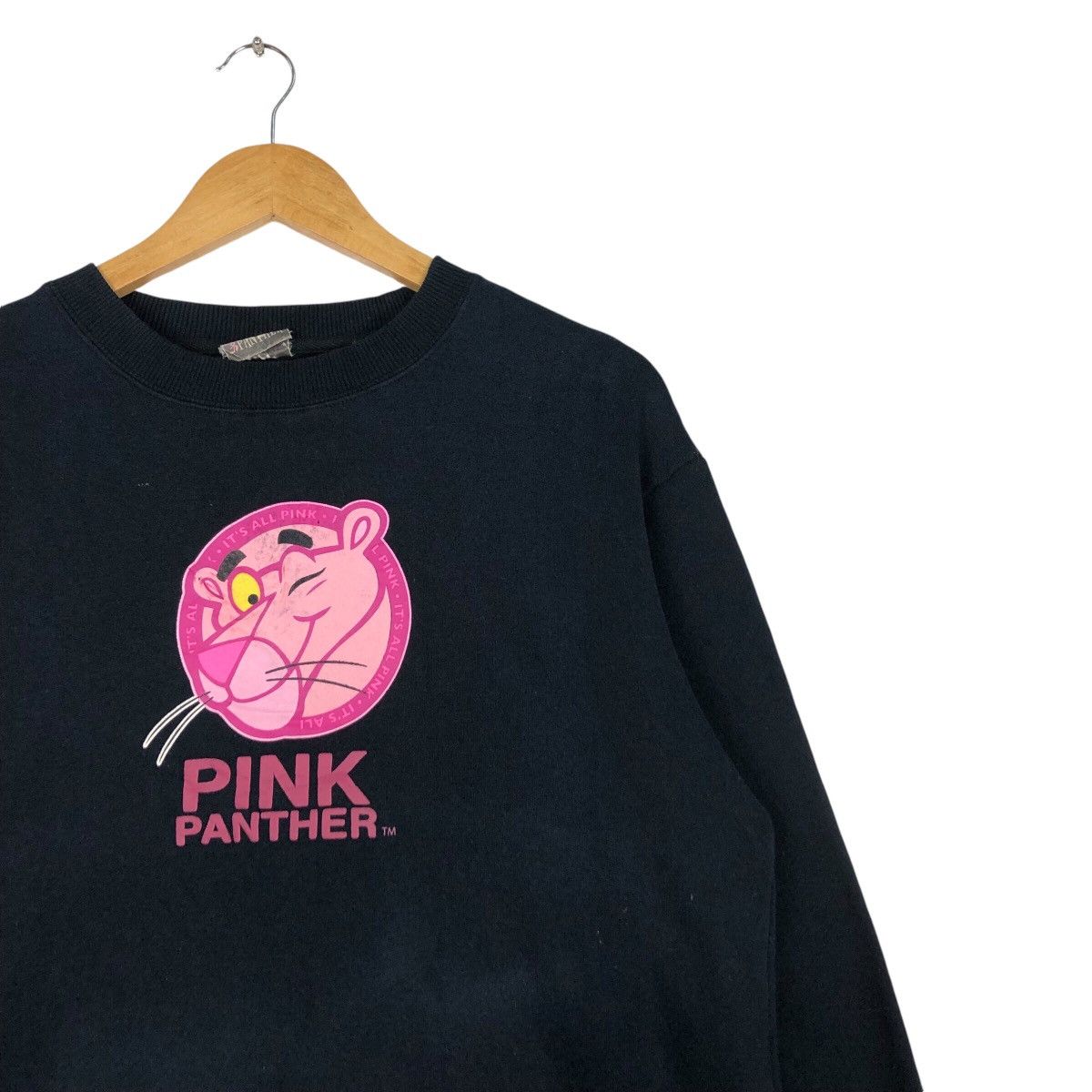 Cartoon Network × Vintage Pink Panther Rare Vintage Cartoon Sweatshirt Medium Size US M / EU 48-50 / 2 - 5 Thumbnail