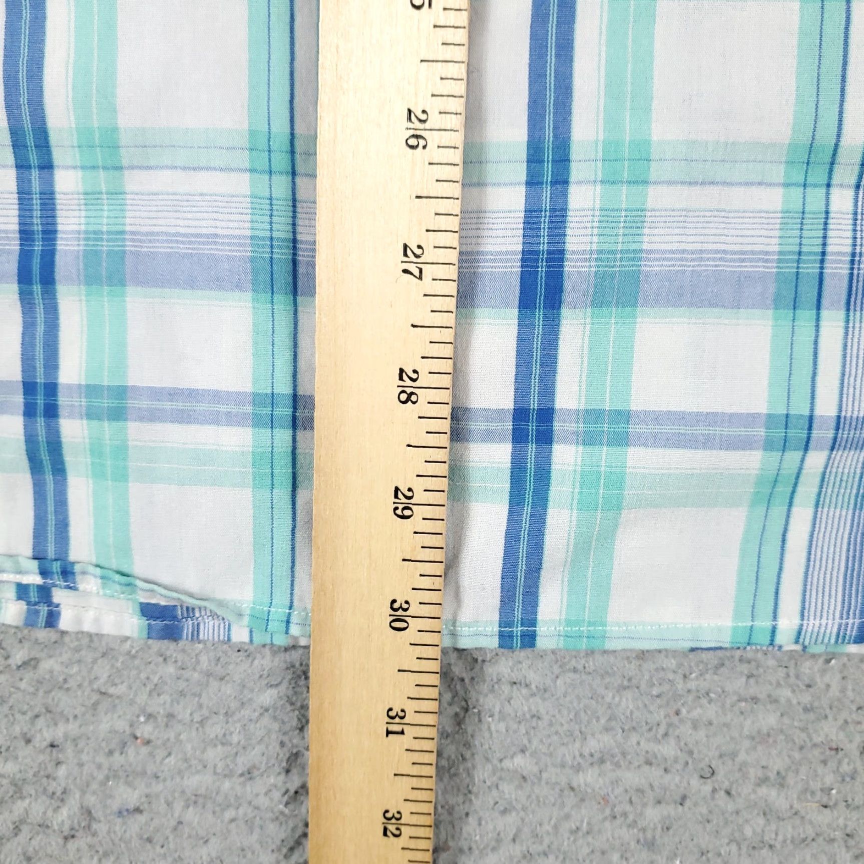 Original Penguin VINTAGE Original Penguin Men's Shirt XL Blue Plaid Casual Button Up Long Sleeve Size US XL / EU 56 / 4 - 5 Thumbnail
