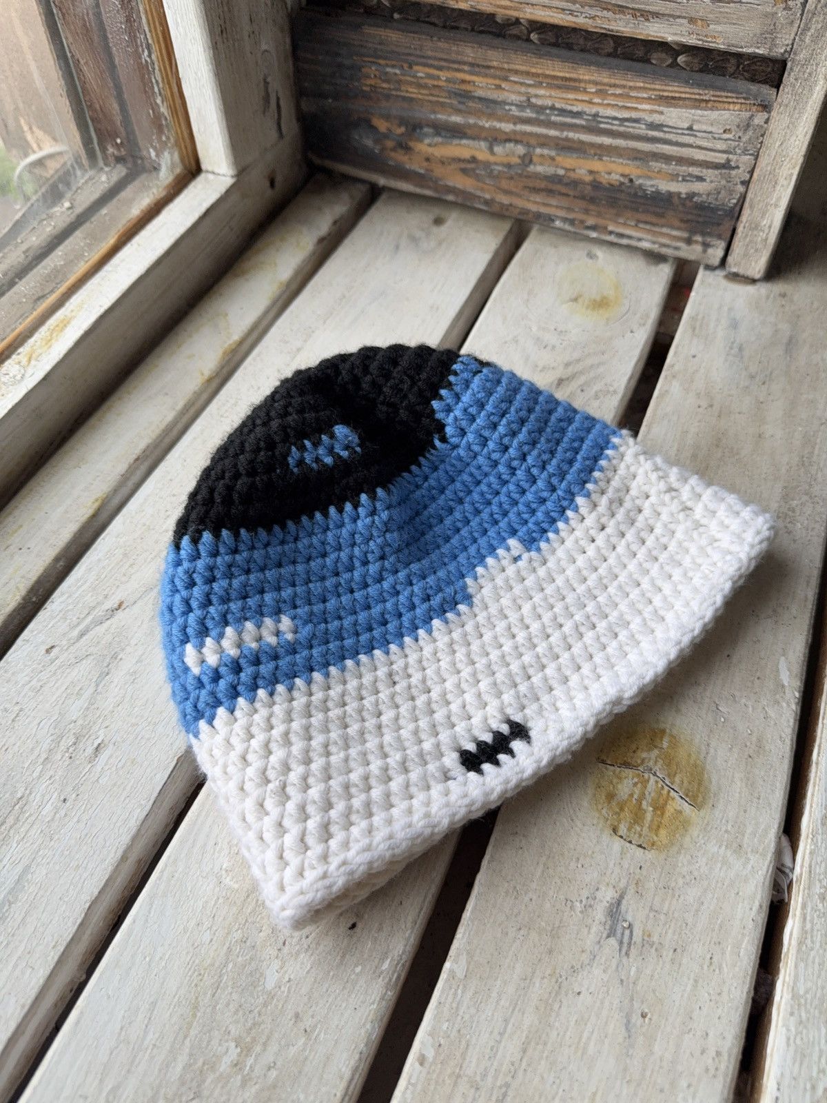 Japanese Brand Y2K 00s Retro Japanese Knitted Handmade Hat Vintage Rare Size ONE SIZE - 3 Thumbnail