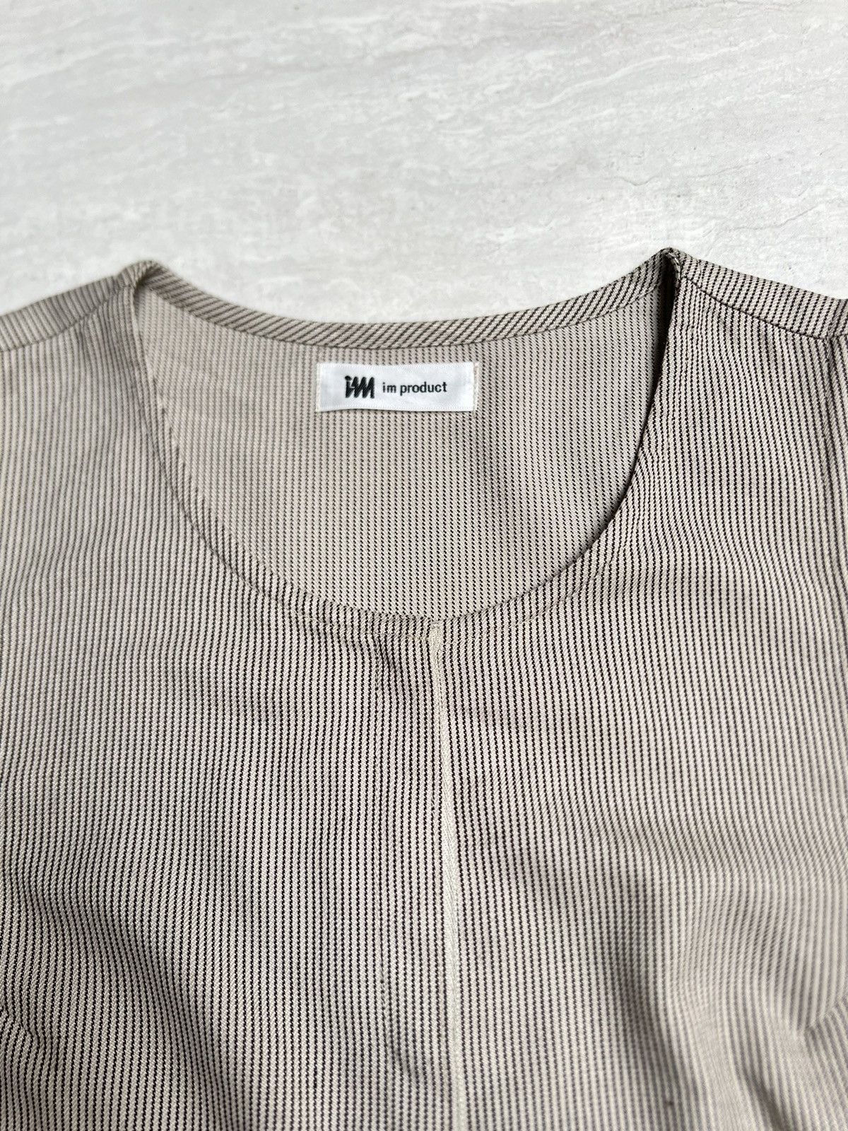 Issey Miyake IM PRODUCT Issey Miyake Striped Sleeveless Dress Size S / US 4 / IT 40 - 12 Thumbnail