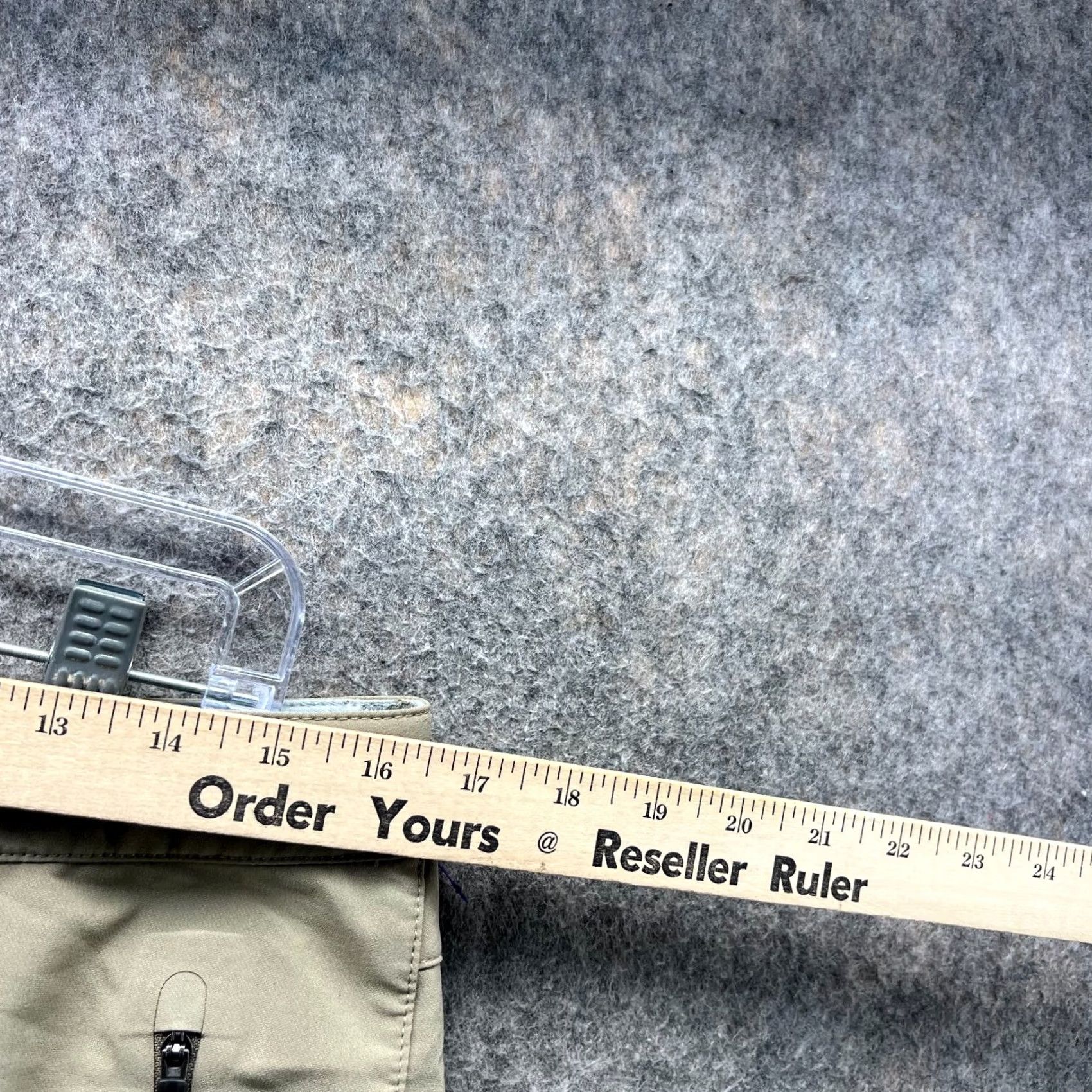 Vintage Rei Endeavor Pants Women Petite Khaki Hiking Zip Camping Performance Lined Size 32" / US 10 / IT 46 - 5 Thumbnail