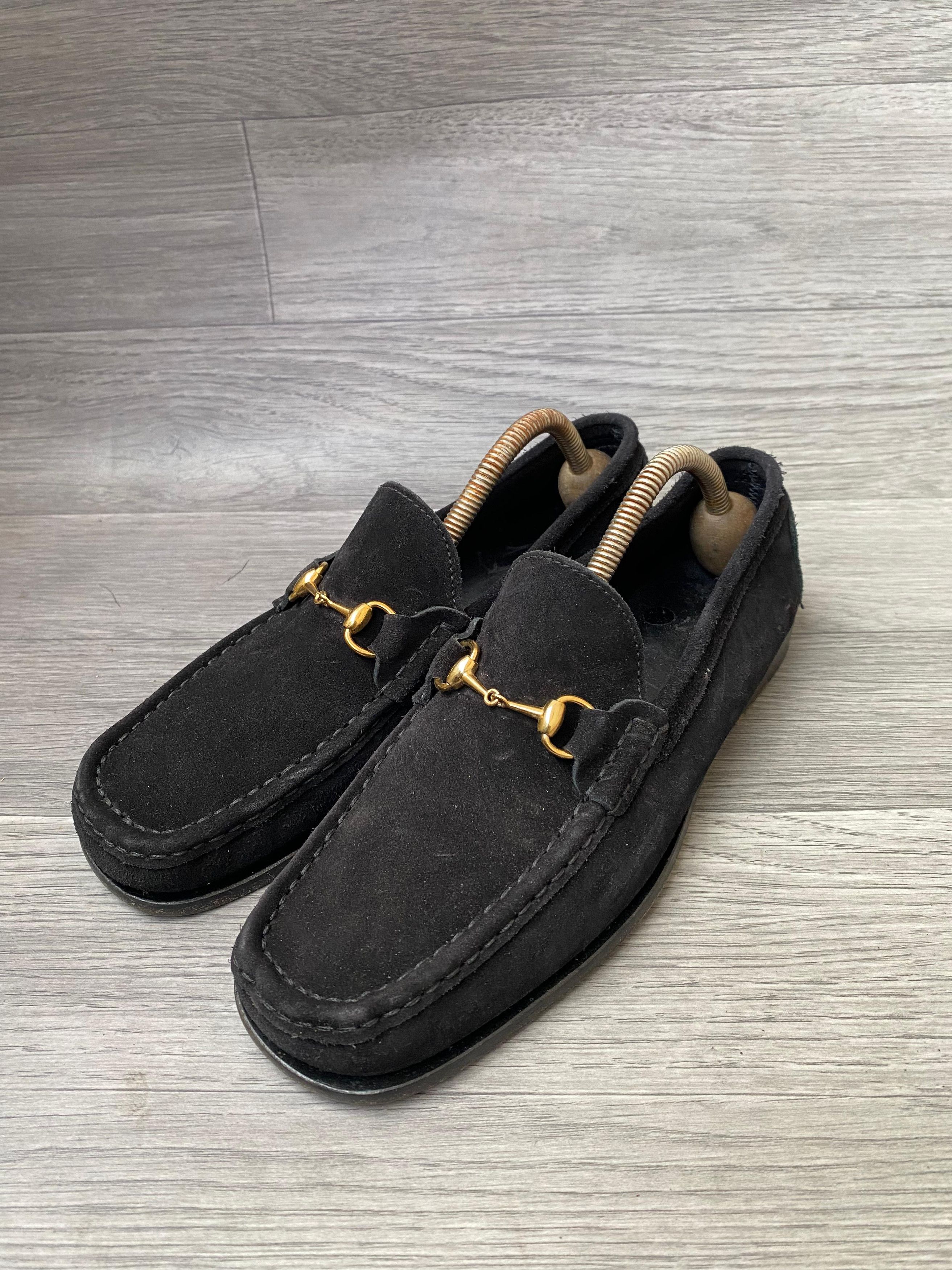 Gucci Vintage Gucci Tomford Era Horsebit Suede Shoes sz 38.5 Size US 8.5 / IT 38.5 - 9 Thumbnail