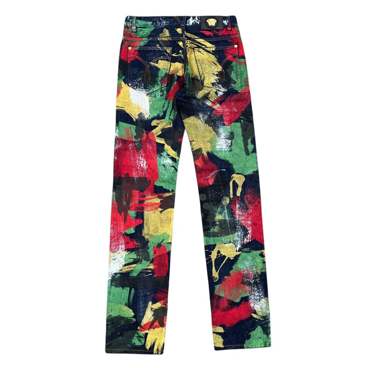 Versace VERSACE PAINTED DENIM JEANS Size US 30 / EU 46 - 2 Thumbnail