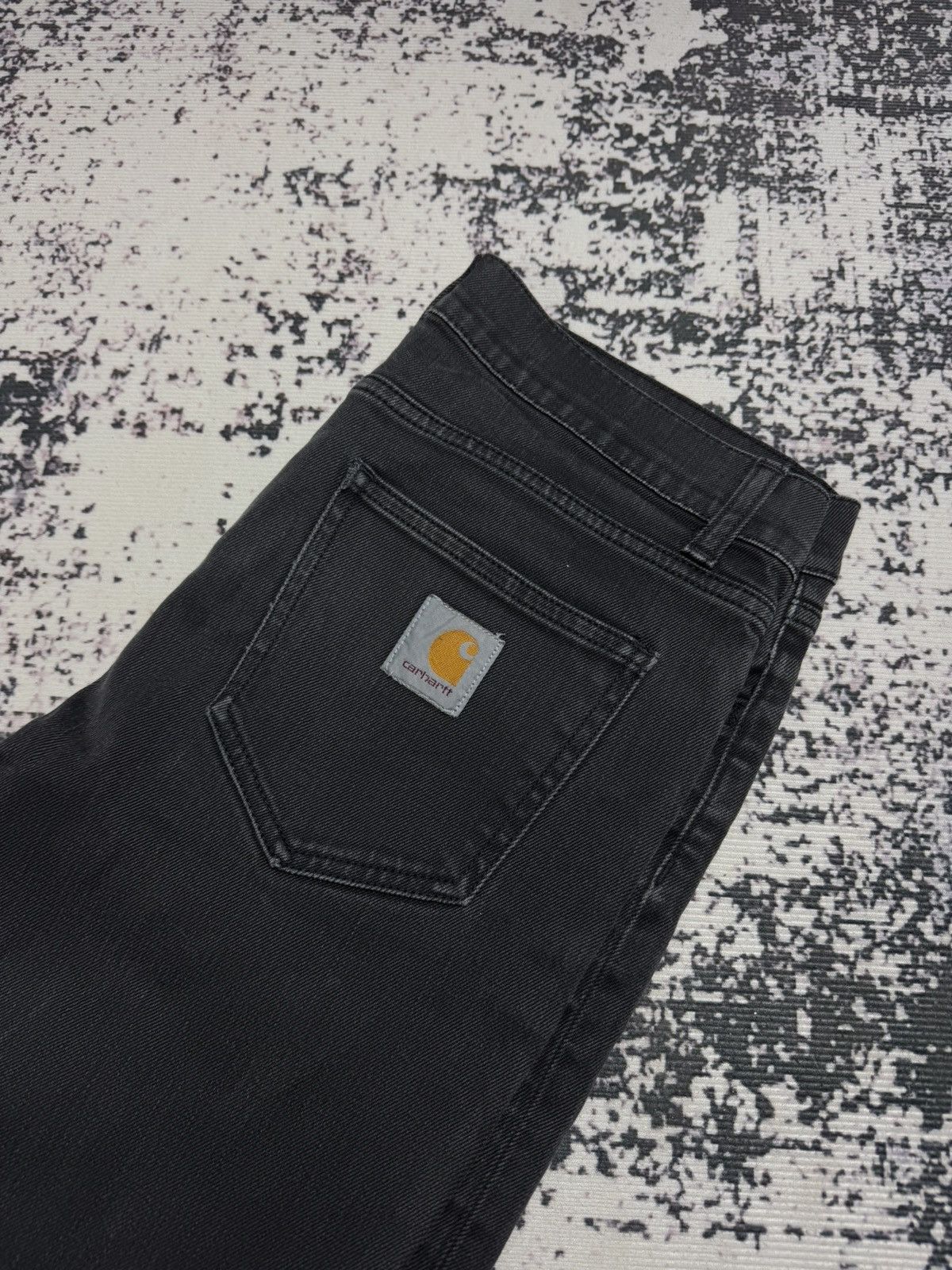Carhartt Vintage Carhartt Wip Slam Pants Black Faded Denim grey Jeans Size US 32 / EU 48 - 2 Thumbnail