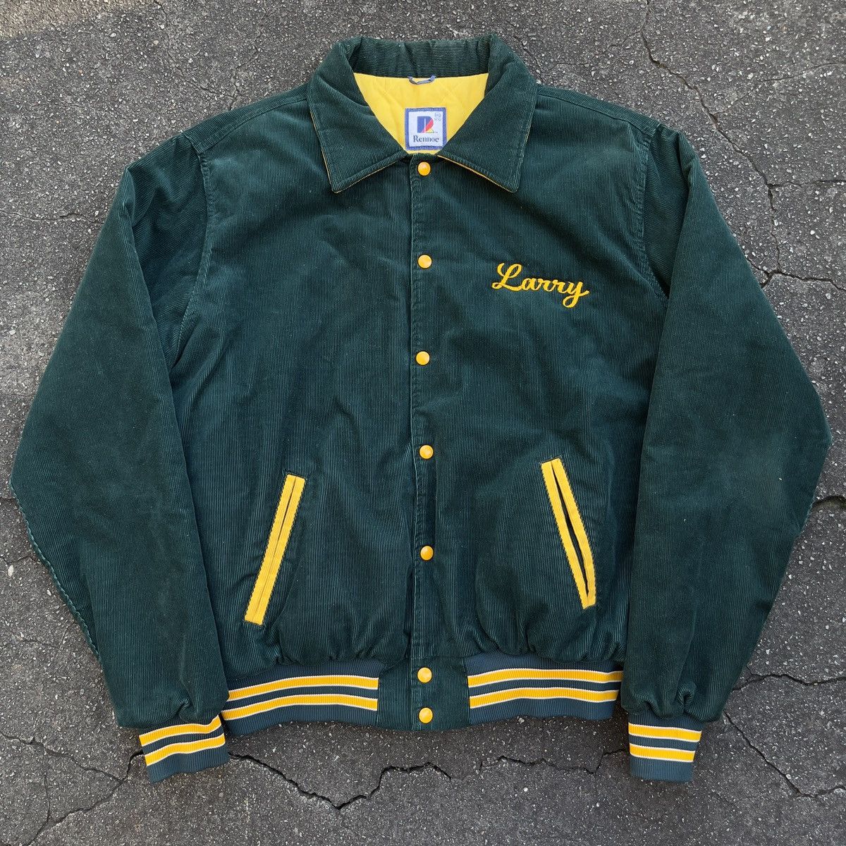 Rennoc × Vintage Vintage 80’s KEMPF RENROC Embroidered Varsity Jacket ...