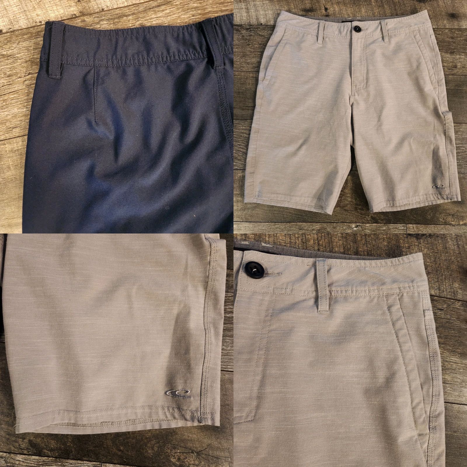 O'Neill VINTAGE? No. O’Neill Chino Shorts Mens 30 Lot Of 2 Navy Blue Beige Quick Dry Stretch Casual Size US 30 / EU 46 - 8 Thumbnail
