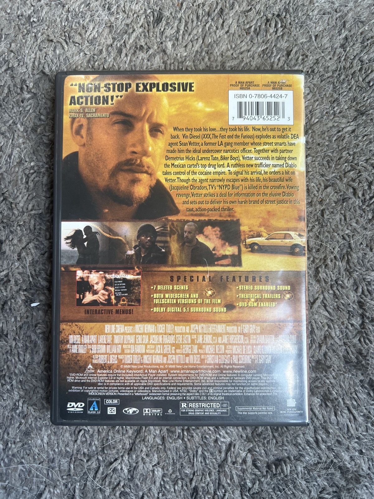 Hypebeast A Man Apart (DVD) Size ONE SIZE - 2 Thumbnail
